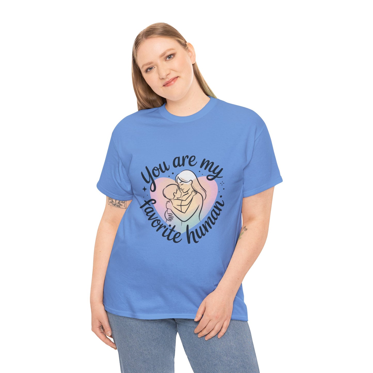 You Are My Favorite Human T-Shirt, Cute Mother and Child Shirt, Gift for Mom or Baby Shower, Mother's Day Gift
