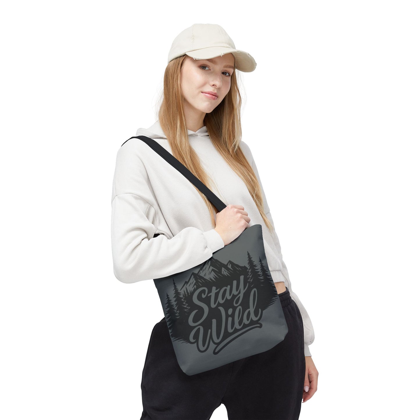Stay Wild Tote Bag | Eco-friendly Shopping Bag, Adventure Tote, Outdoor Enthusiast Gift, Stylish Carryall, Perfect for Summer Adventures