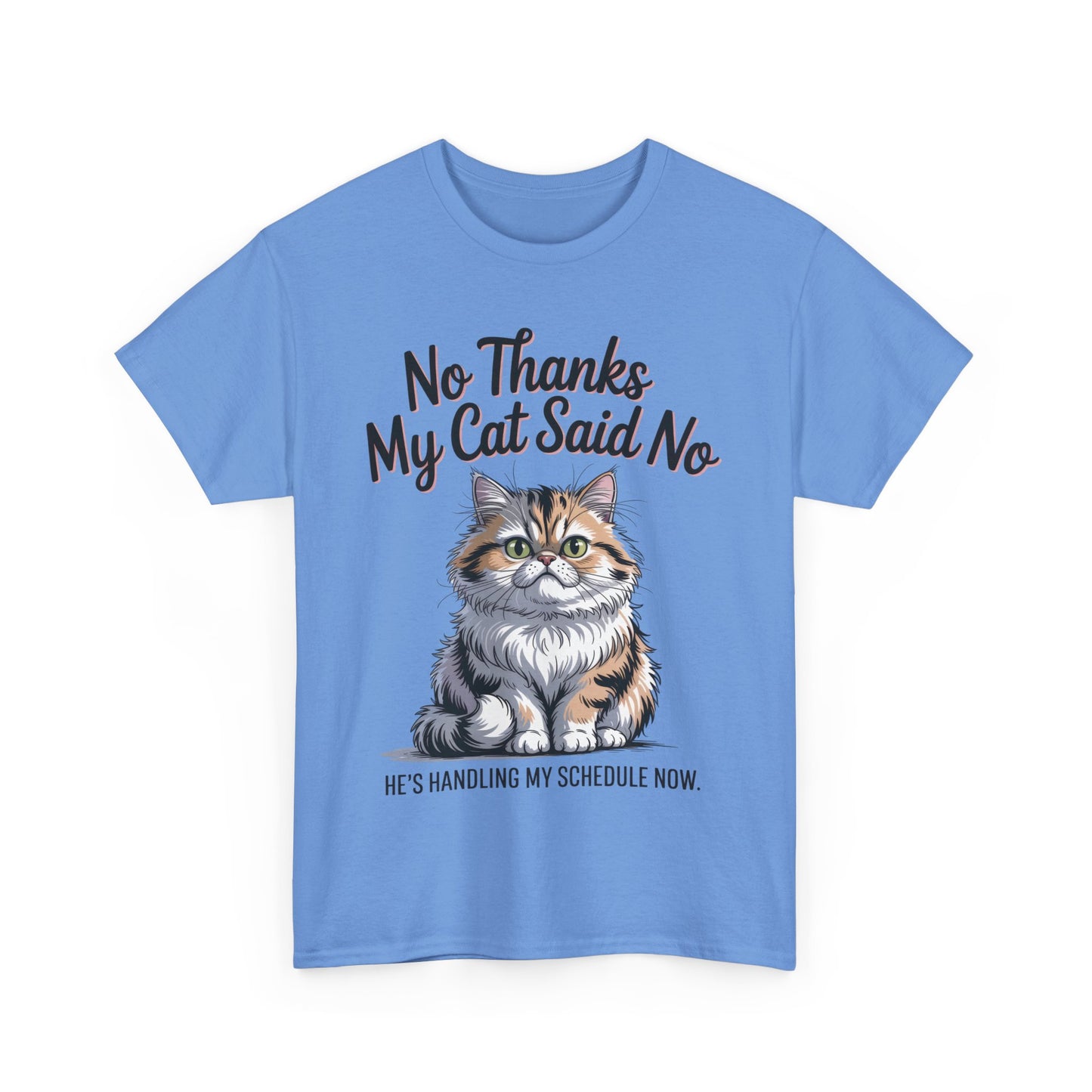 Funny Cat Quote Tee, Womens Heavy Cotton T-Shirt, Pet Lover Gift, Cute Cat Apparel, Cat Mom Tee, Quirky Animal Shirt, Humor
