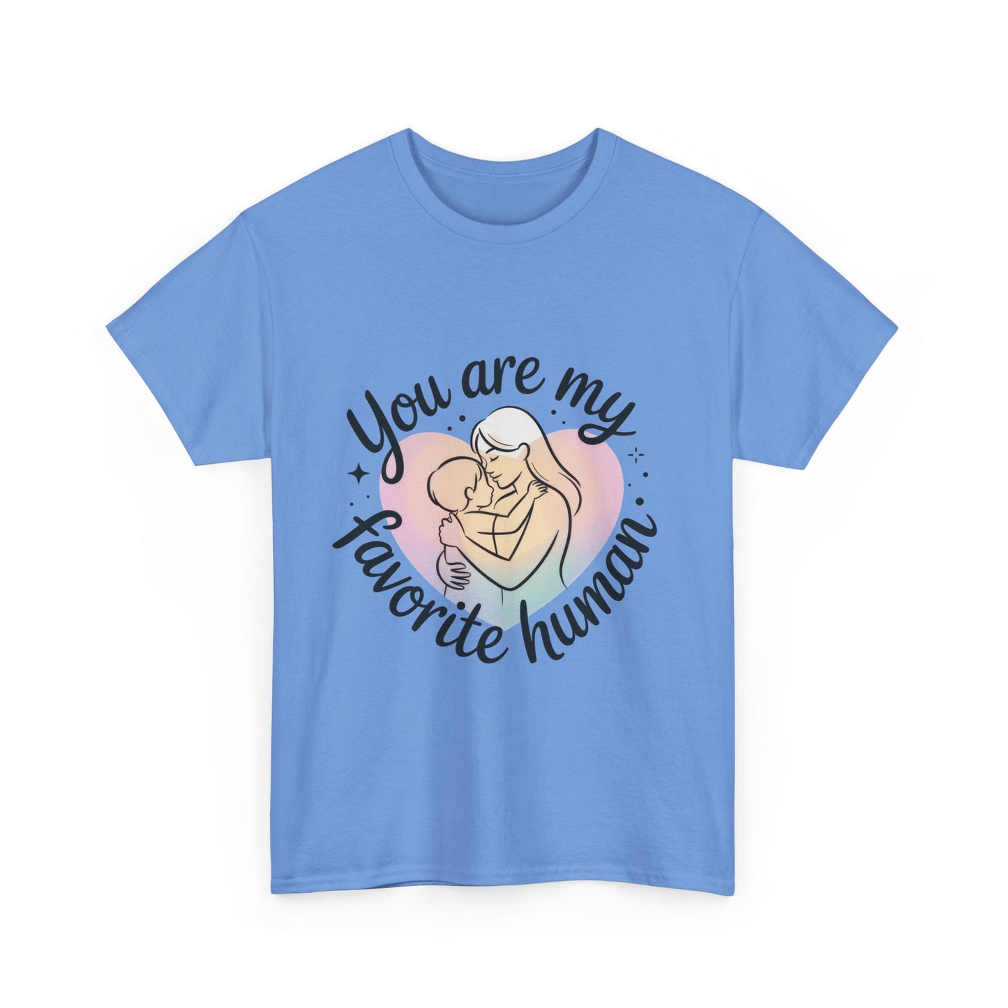 You Are My Favorite Human T-Shirt, Cute Mother and Child Shirt, Gift for Mom or Baby Shower, Mother's Day Gift