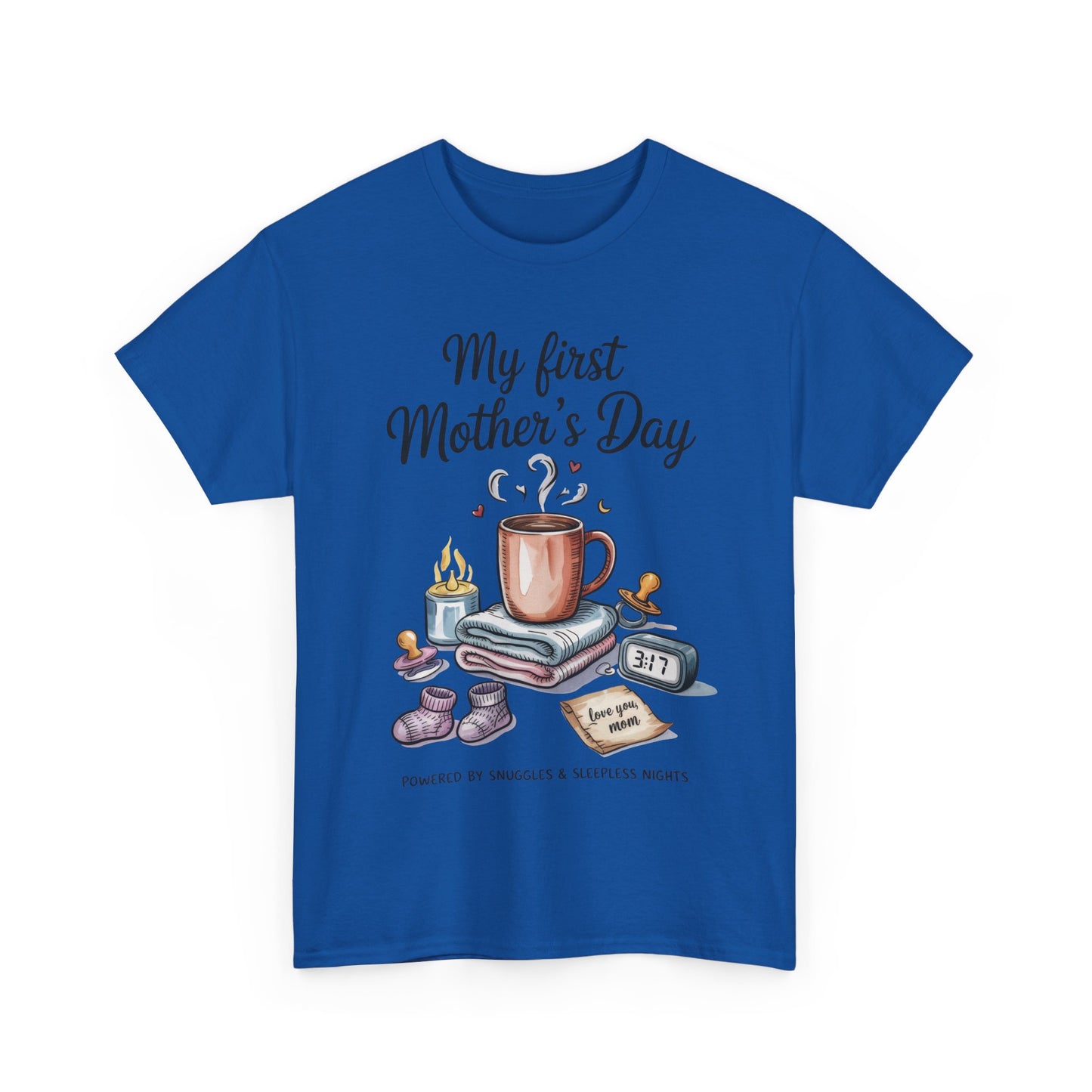 My First Mother's Day Tee, Gift for New Moms, Cute Mother's Day Shirt, Snuggle-Inspired Apparel, Baby Shower Tee