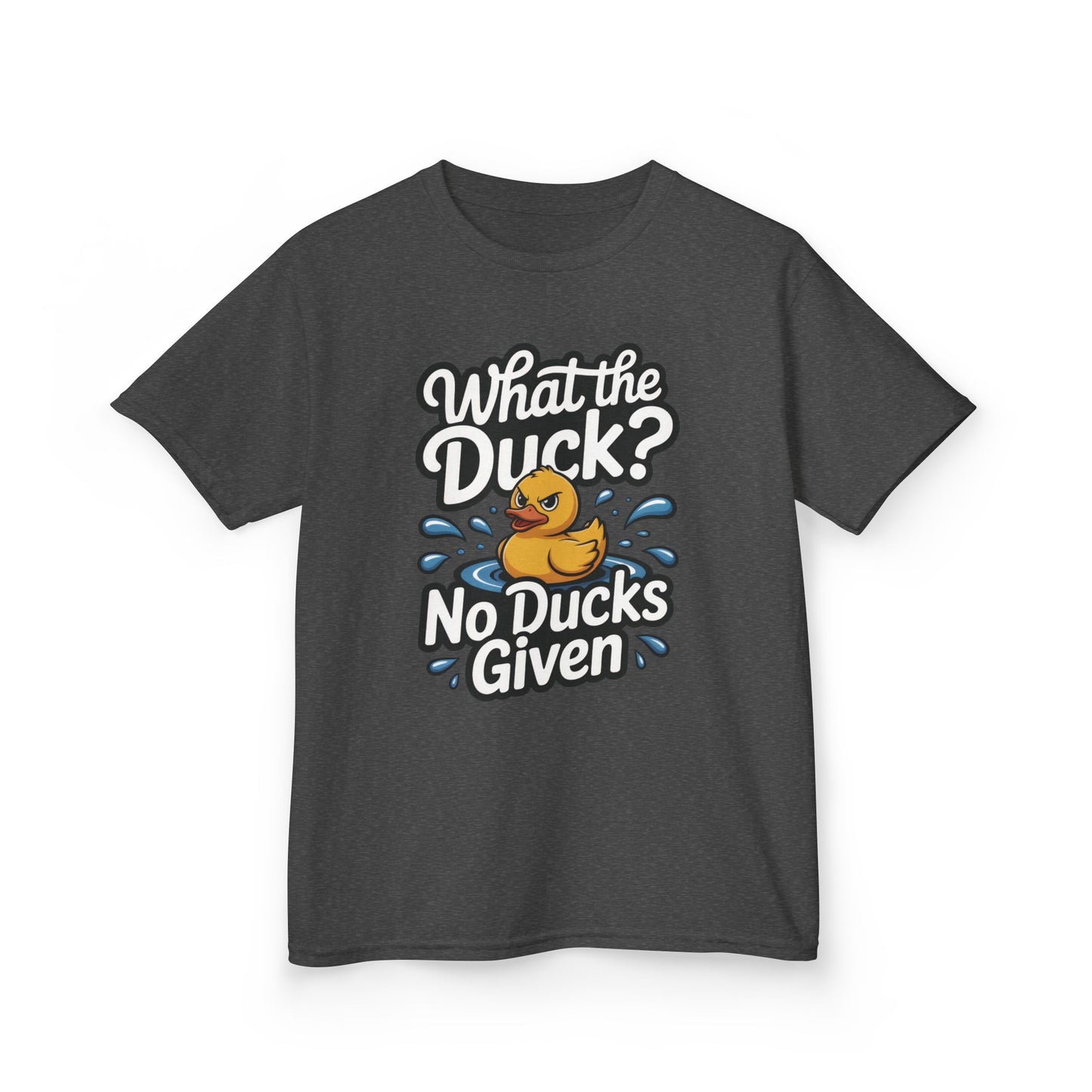 Funny Teen Duck Shirt, Kids Humor Tee, What The Duck Meme Tee, No Ducks Given Youth Tee, Sarcastic Rubber Duck Shirt, Cool Gift For Teens