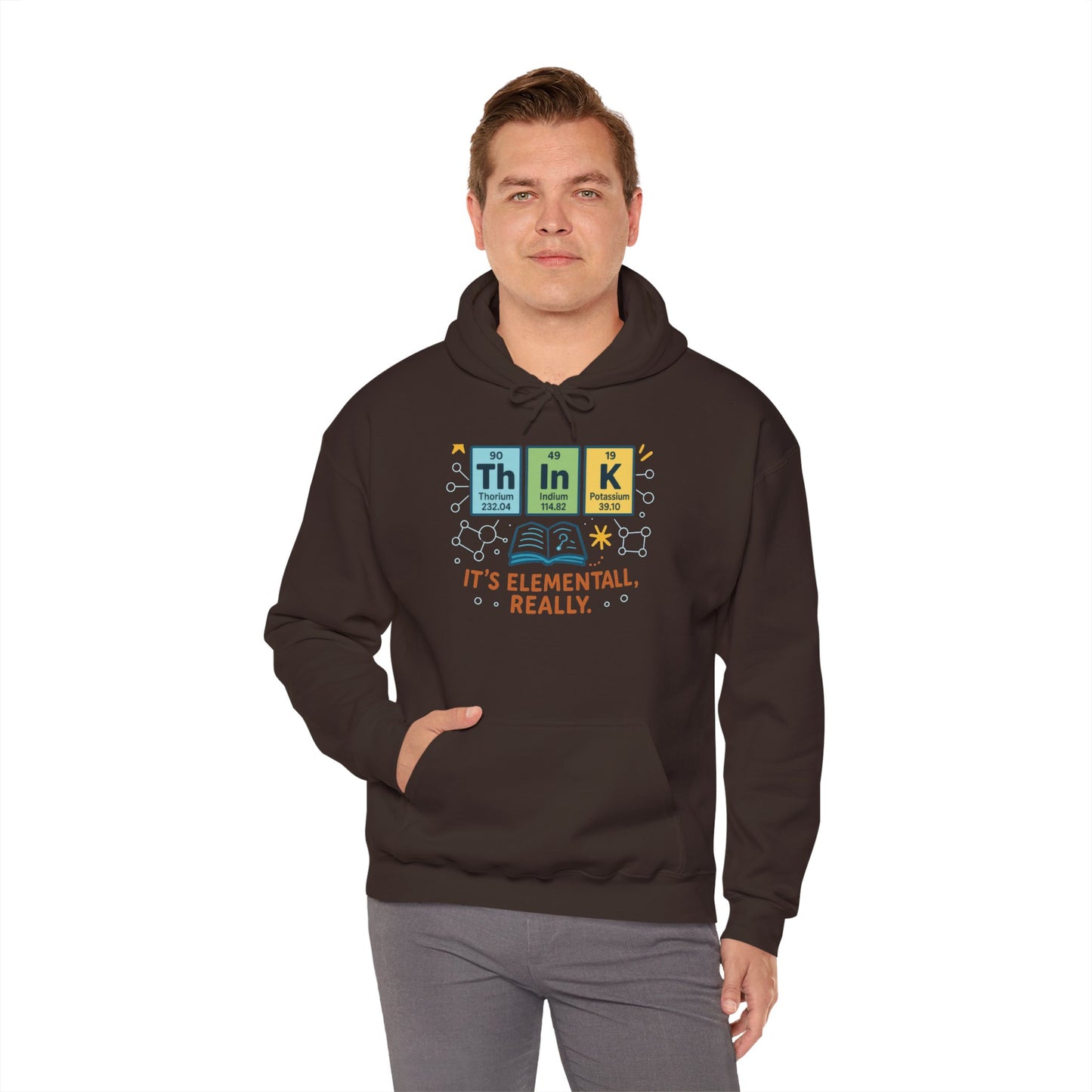 Science Hoodie for Men, Funny Nerd Hoodie, Element of Humor Sweatshirt, Science Lover Gift for Him, Chemistry Lover Gift