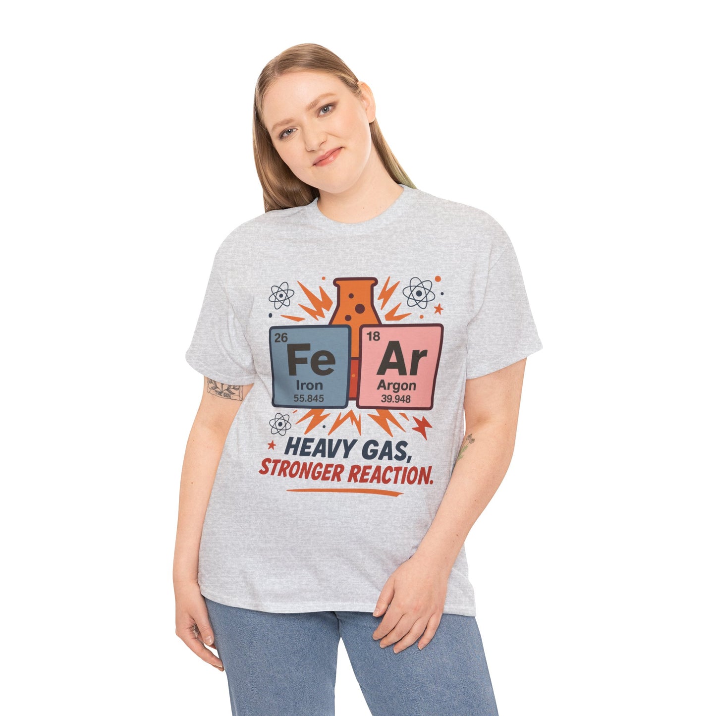 Funny Womens Science T-Shirt, FeAr Element Shirt, Chemistry Tee, Gift for Chemistry Lovers, Elements Table Humorous