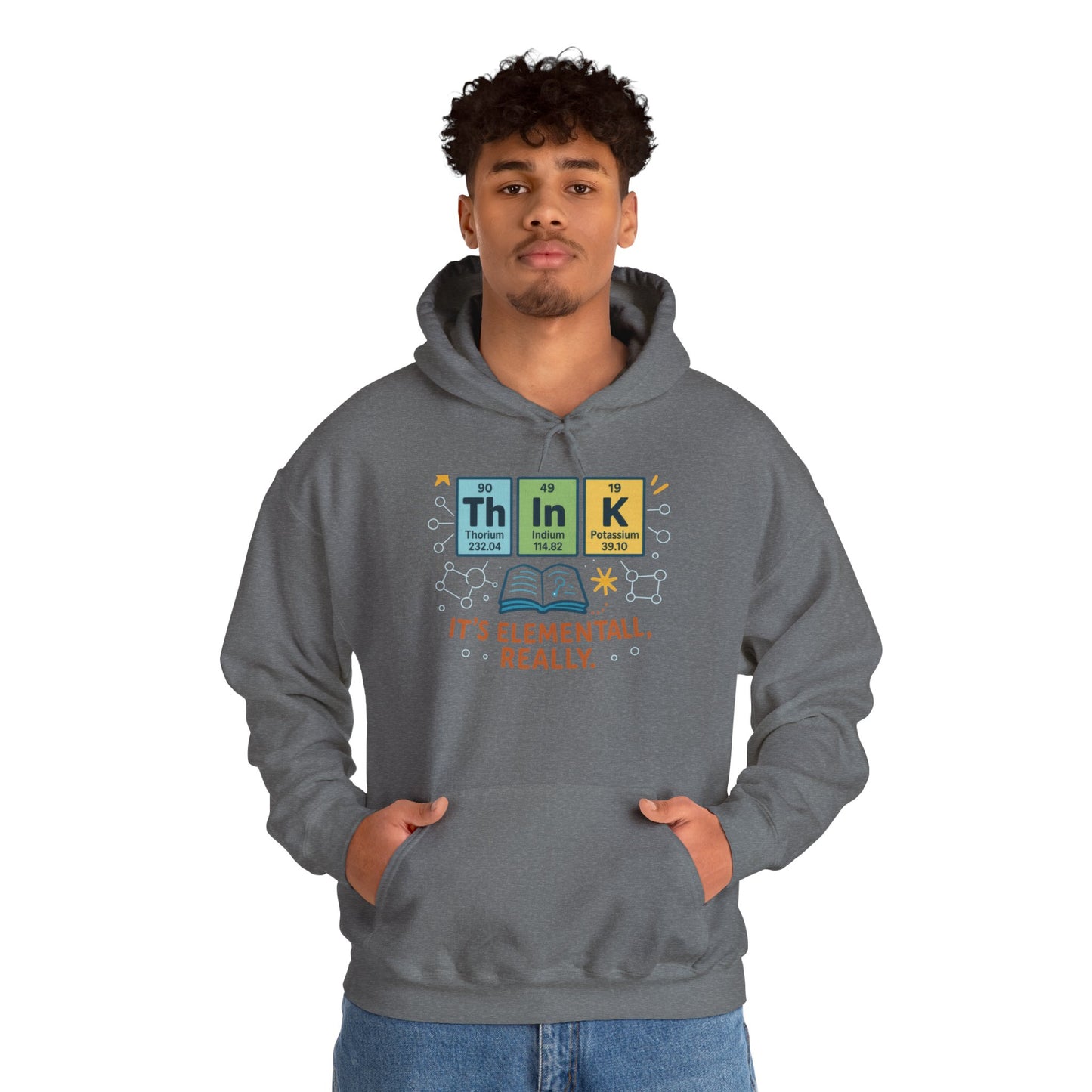 Science Hoodie for Men, Funny Nerd Hoodie, Element of Humor Sweatshirt, Science Lover Gift for Him, Chemistry Lover Gift