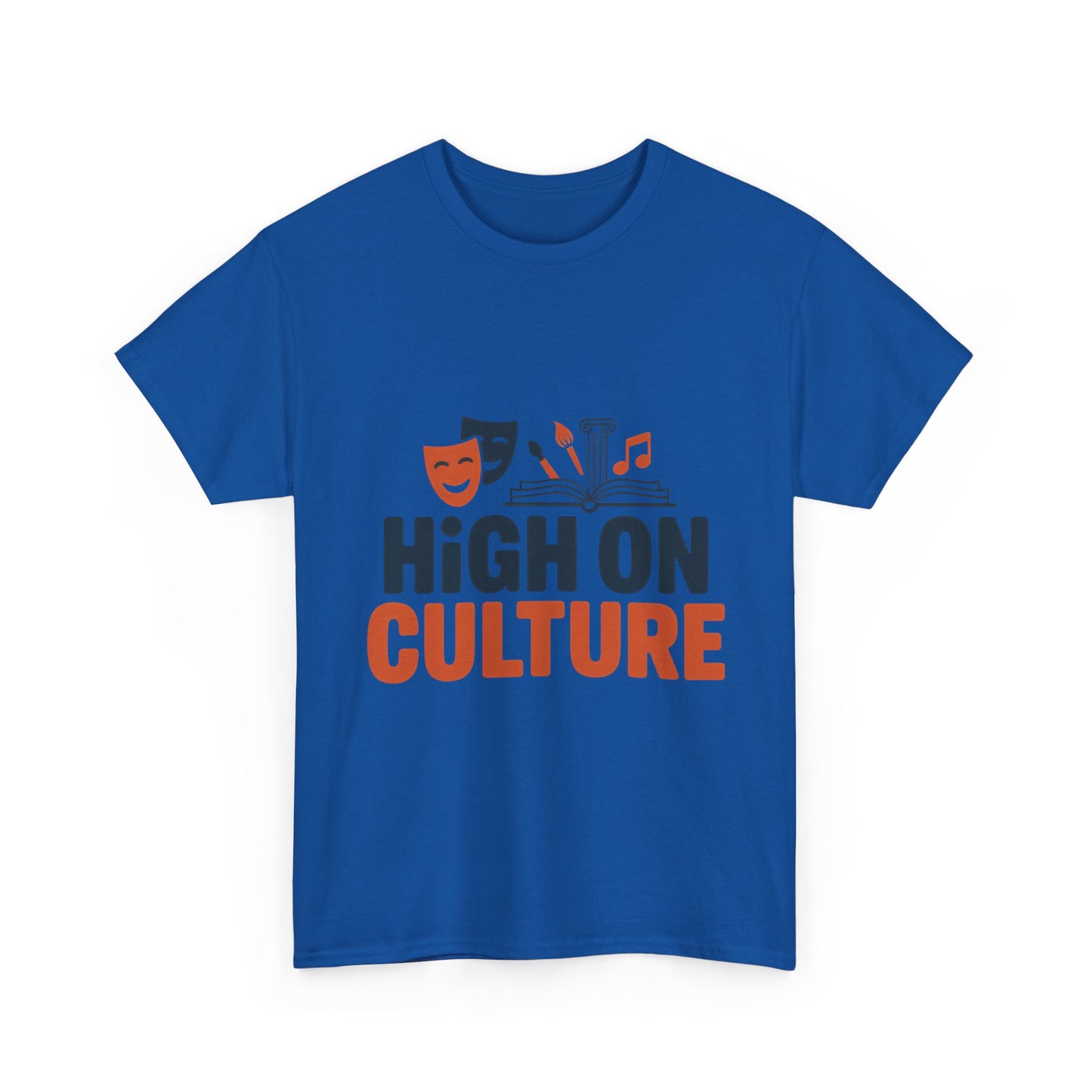 High on Culture Mens T-Shirt, Funny Cultural Graphic Tee, Art Humor
