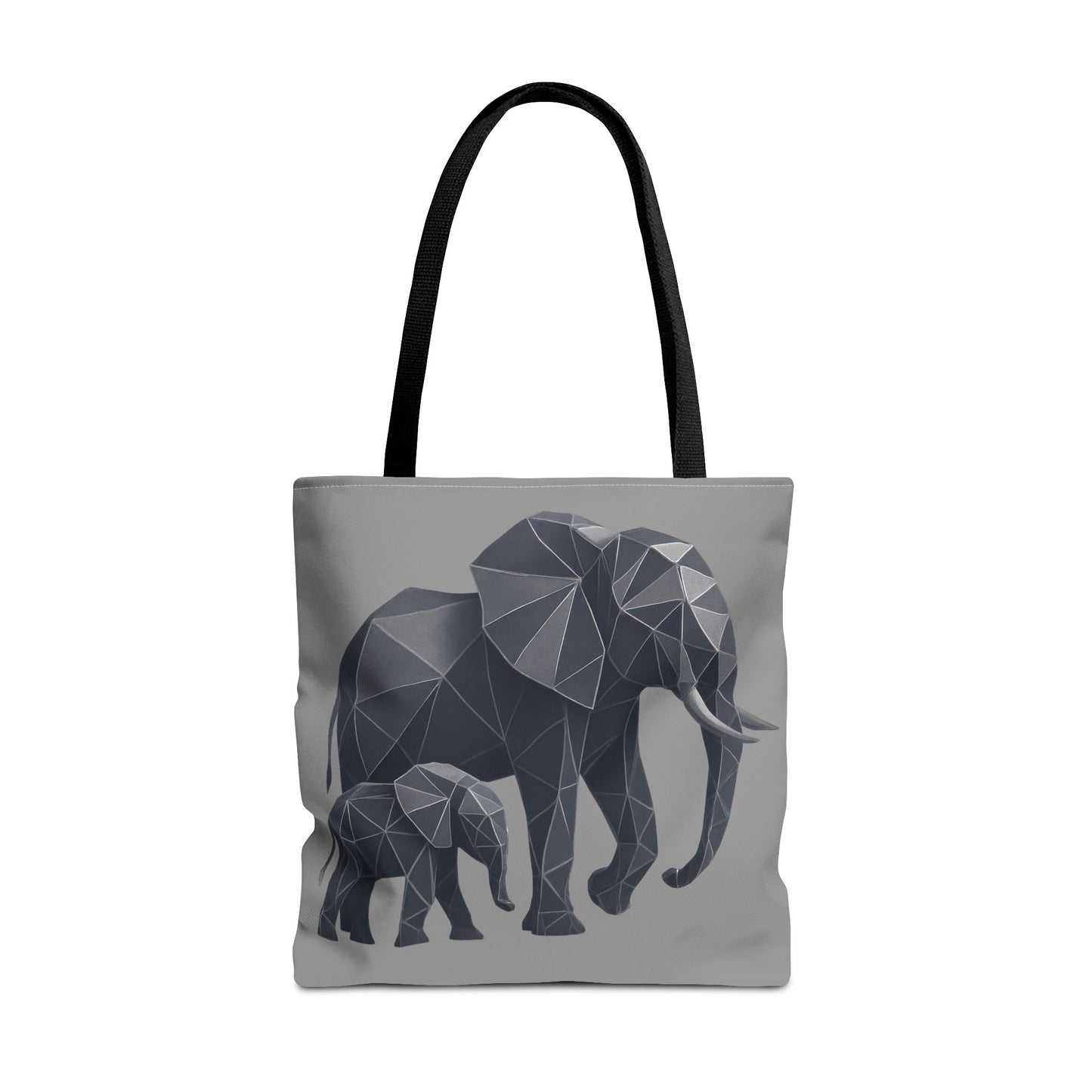 Elephant Geometric Tote Bag, Stylish Sustainable Bag, Boho Accessories, Animal Lover Gift, Canvas Shopping Bag, Beach Tote