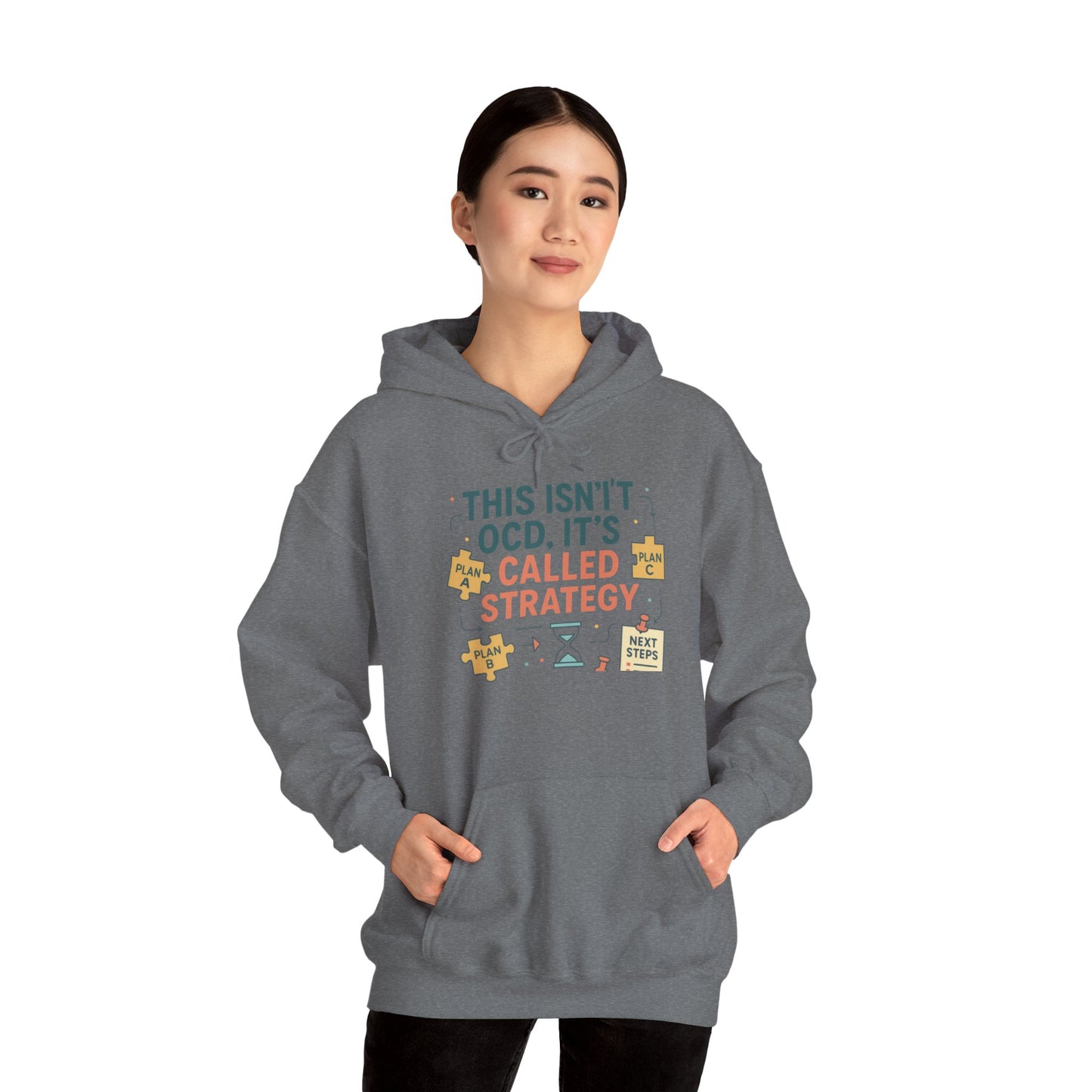 Strategic Humor Hoodie, Unisex Sweatshirt, Gift for Strategists, Funny Hoodie, Planner Gift, Cozy Stylish Sweatshirt, Relaxed Fit Hoody
