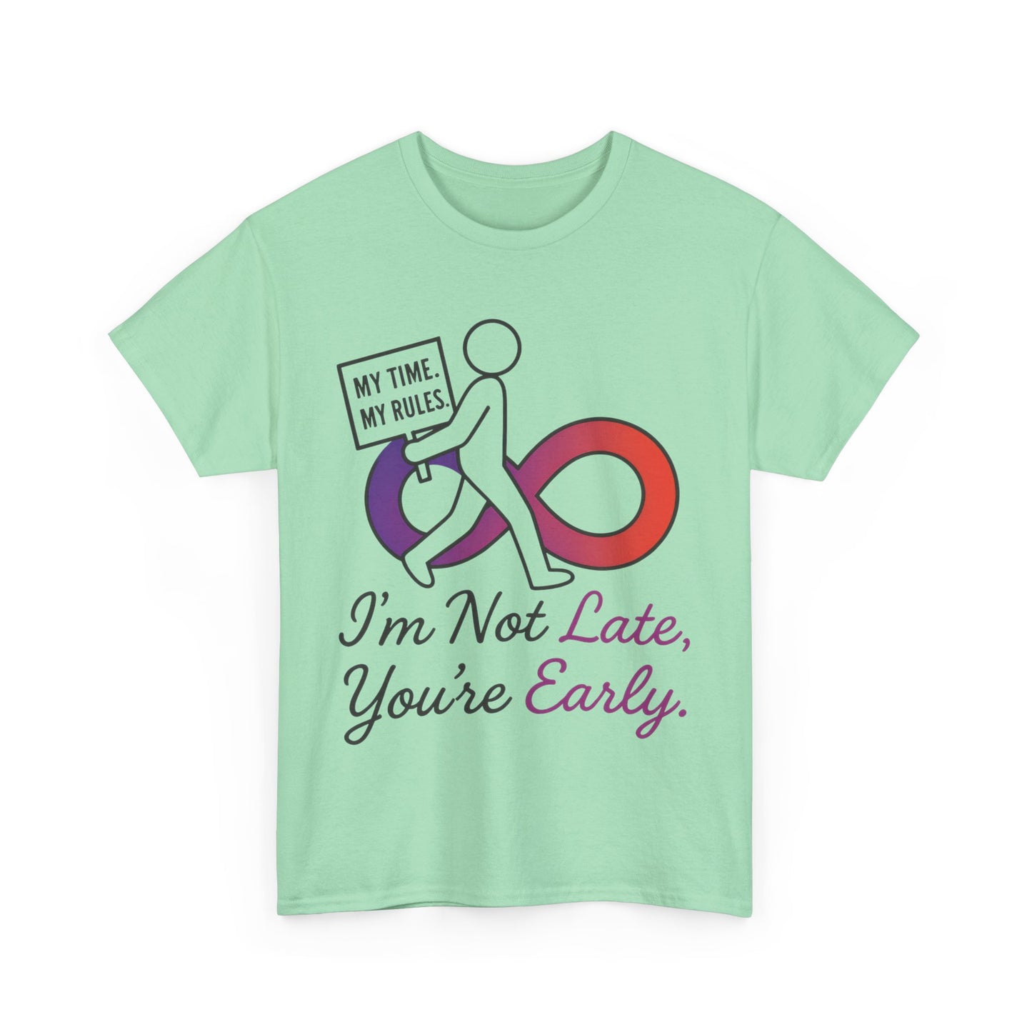 My Time My Rules Women's Heavy Cotton Tee, Funny T-Shirt, Casual Wear, women empowerment tee, confident woman shirt, self love t shirt