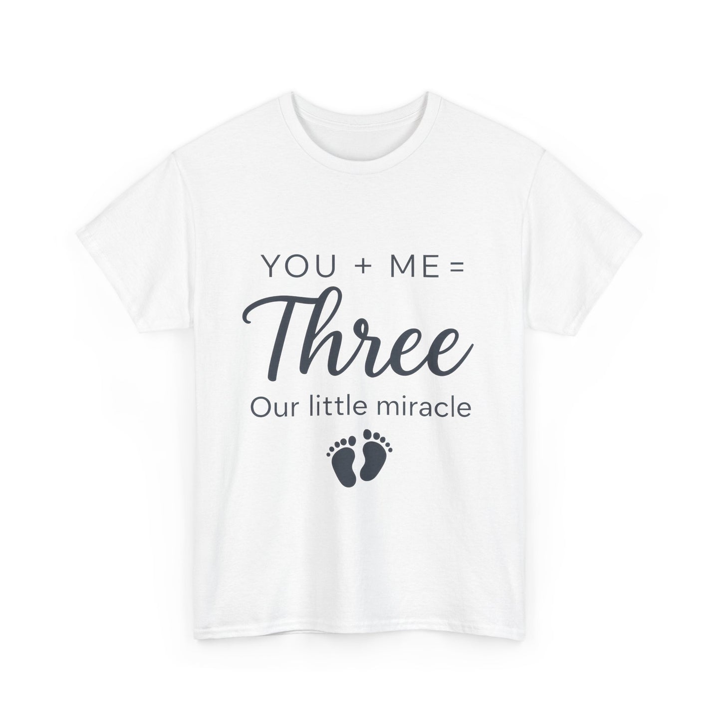 Maternity T-Shirt, Cute Pregnancy Announcement Shirt, Our Little Miracle Expecting Mom Gift, Baby Reveal Tee, Baby Showers Gift
