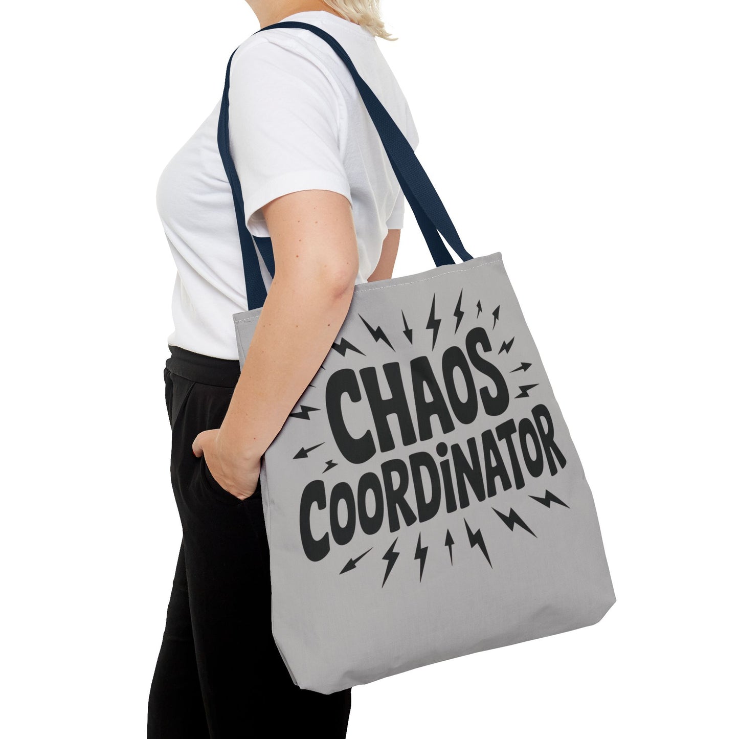 Chaos Coordinator Tote Bag, Fun Carryall for Busy Moms, Students, or Event Planners, Perfect Gift, Beach Weekender Bag, Large Tote Bag