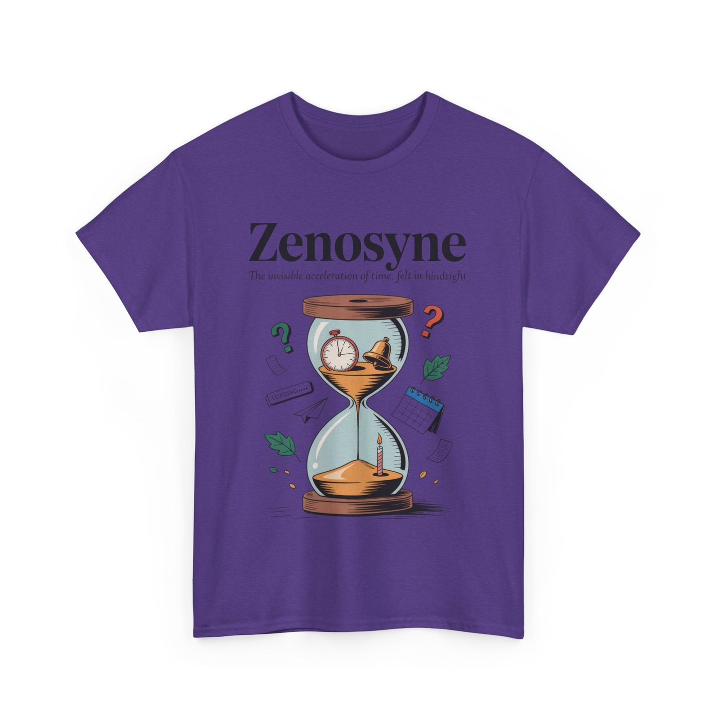 Zenosyne Unisex Heavy Cotton Tee, Aesthetic Word Tee, existential tee, Emotional Word Tee, Moody Graphic Tee, Philosophical Tee