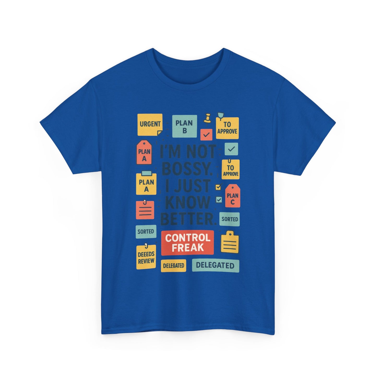 Funny Men's Control Freak T-Shirt, Perfect for Bossy Friends, Gift for Leaders, Fun Office Humor, Sarcastic Productivity Tee for Him