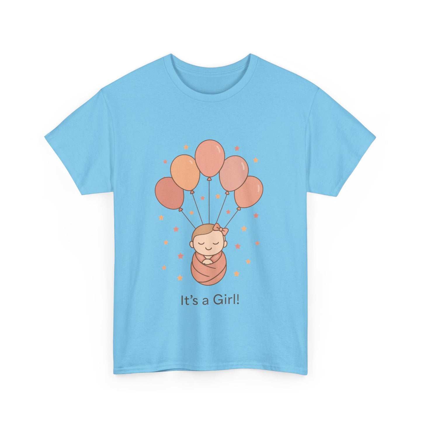 Its a Girl Maternity T-Shirt, Baby Girl Pregnancy Announcement Shirt,Mom To Be Gift, Gender Reveal Tee, Baby Shower Top, Gender Reveal Party