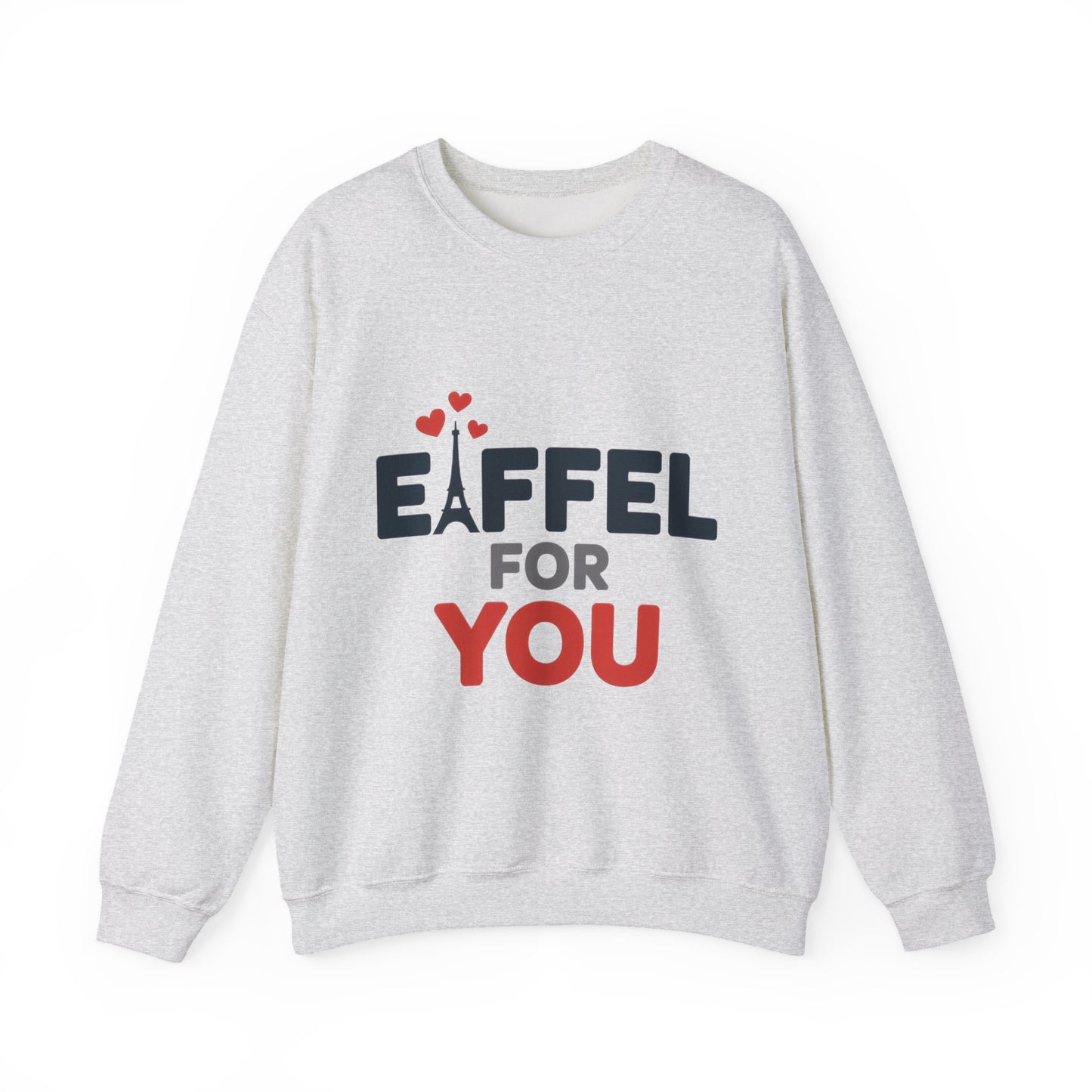 Womens Heavy Blend™ Crewneck Sweatshirt, Eiffel For You Romantic Paris Womens Sweatshirt