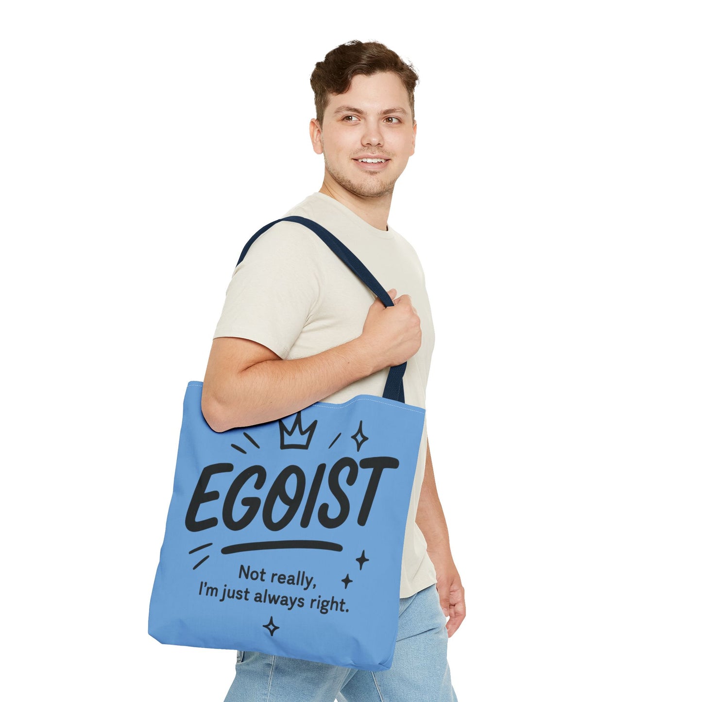 Egoist Tote Bag - Fun, Stylish Shopping Bag, Gift for Friends, Everyday Use, Quote Bag, Casual Chic Essential, Beach Tote