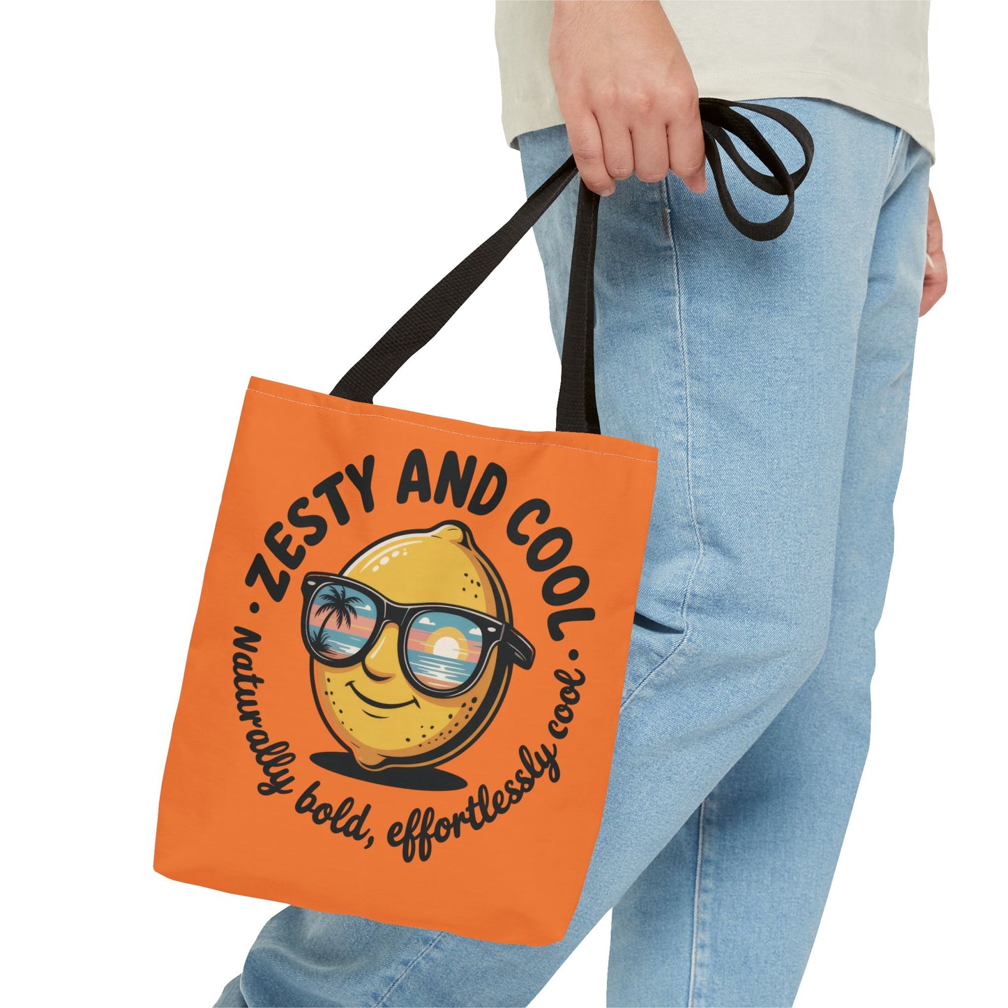 Zesty Lemon Tote Bag - Fun & Bold Carry-All for Everyday Use, Summer, Beach Days, Gifts, Eco-Friendly Shopping, Large Tote Bag
