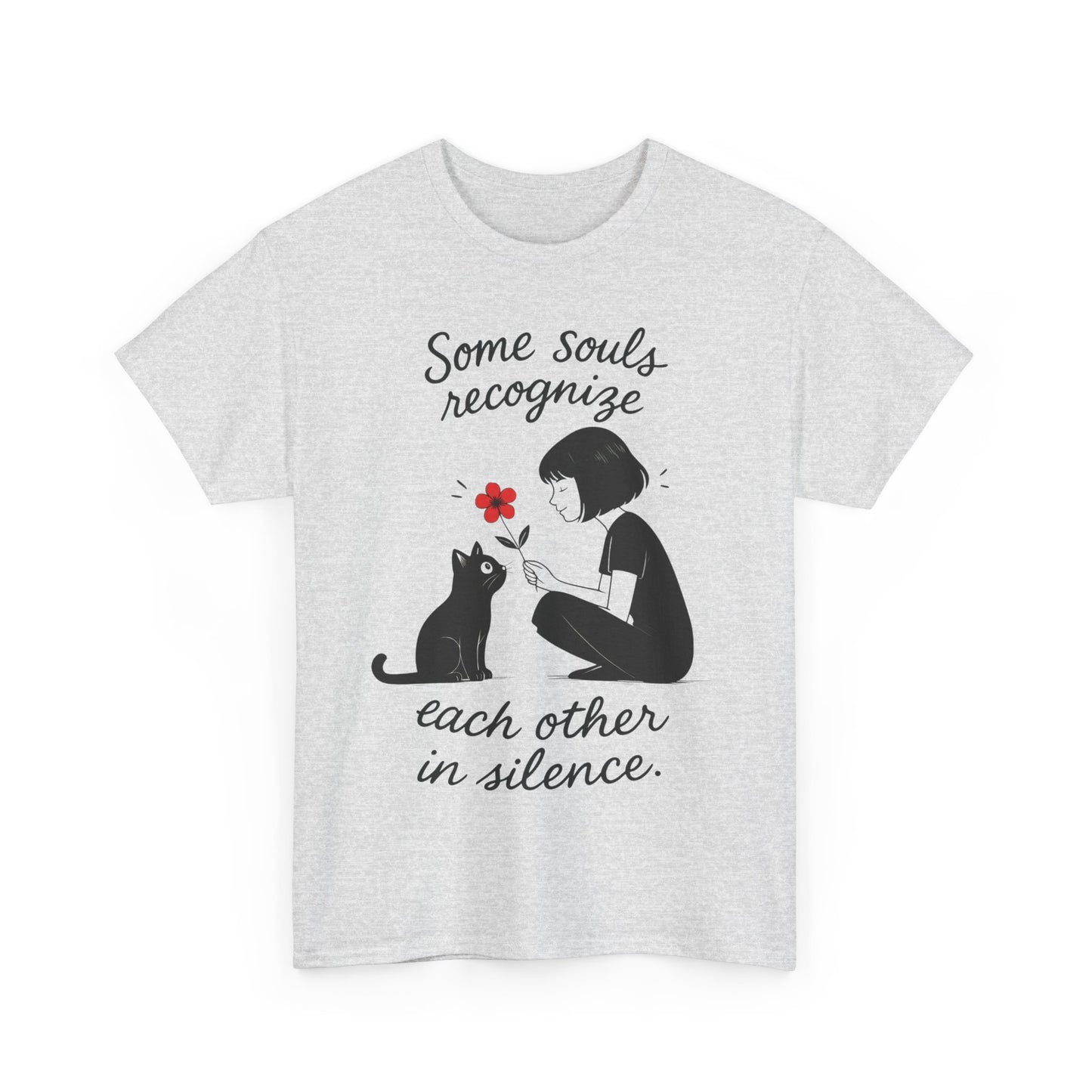 Cat Lover's Heavy Cotton Tee, Cute Cat Shirt, Pet Owner Gift, Animal Lover Apparel, Birthday Gift for Her, Women's Cotton T-Shirt, Cat Lover