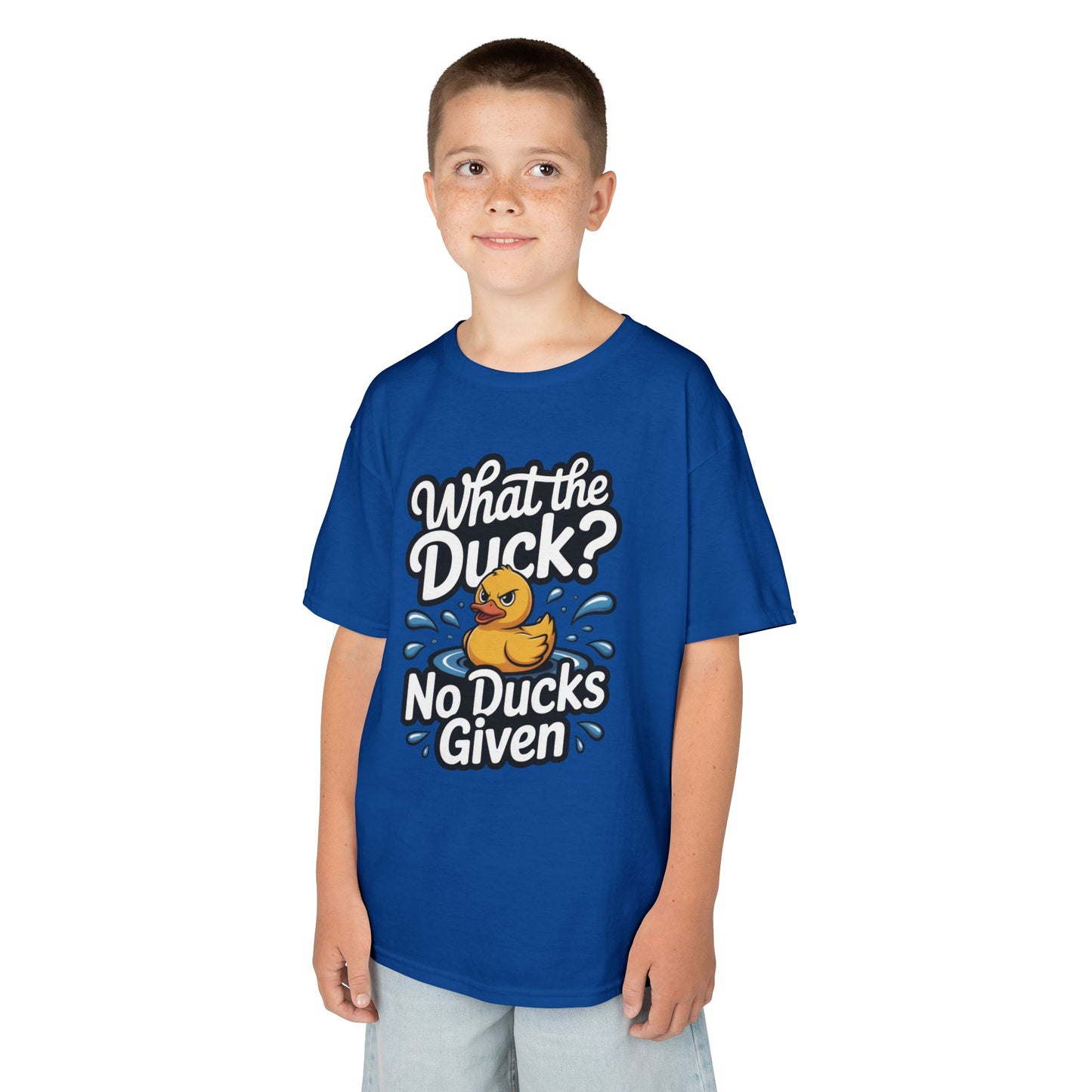 Funny Teen Duck Shirt, Kids Humor Tee, What The Duck Meme Tee, No Ducks Given Youth Tee, Sarcastic Rubber Duck Shirt, Cool Gift For Teens