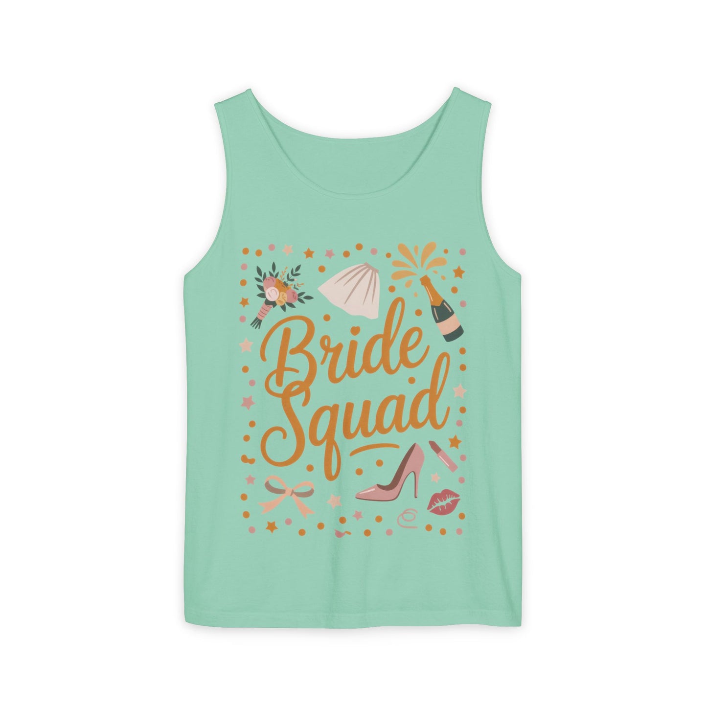 Bride Squad Tank Top, Bachelorette Party T-Shirt, Bridesmaid Wedding Tee, Hen Party Matching Shirts, Bridal Shower, Gift for Bridesmaids