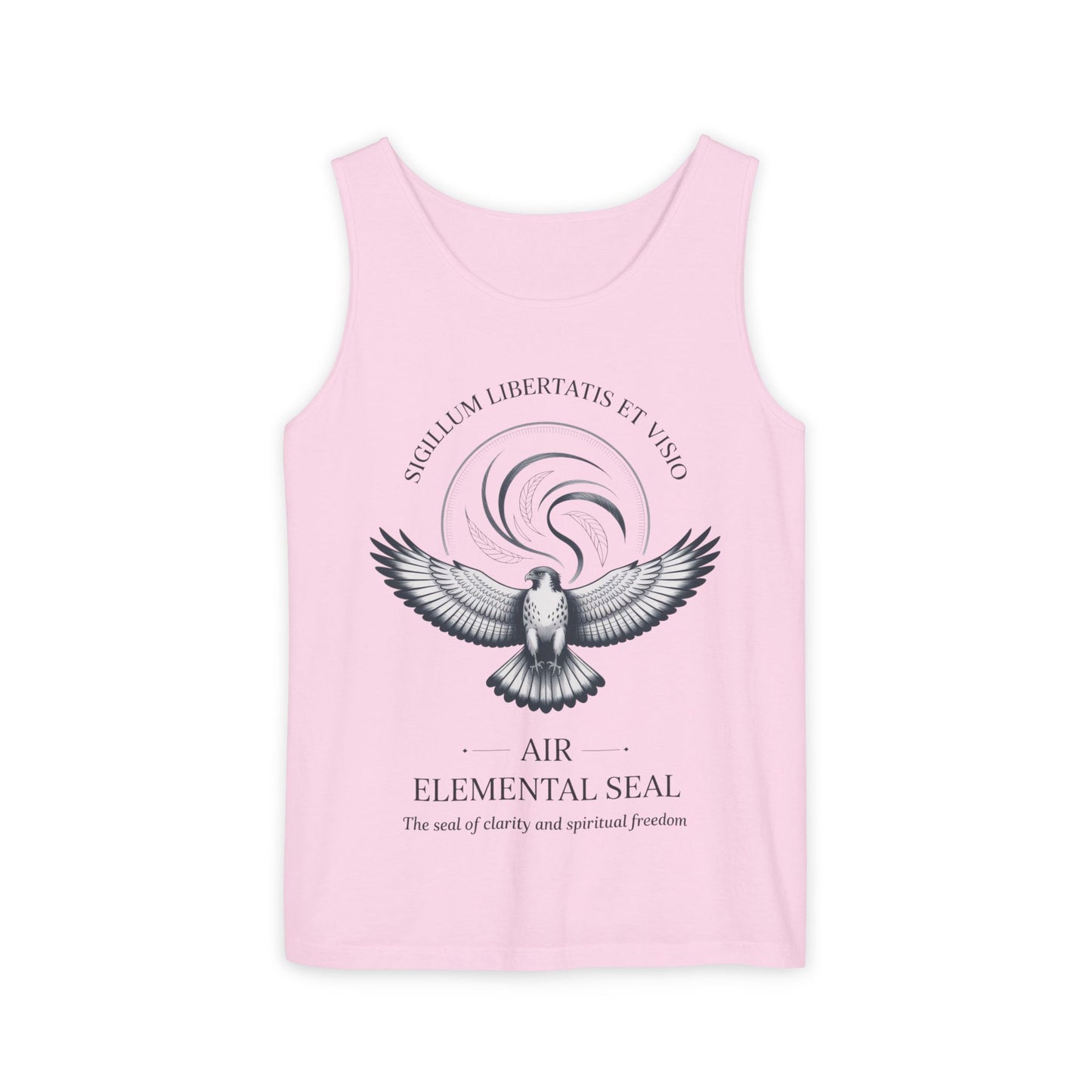 Air Elemental Seal Tank Top, Clarity & Spiritual Freedom Symbol Tee, Unisex Elemental Shirt, Vision Totem Gift, Spiritual Gift
