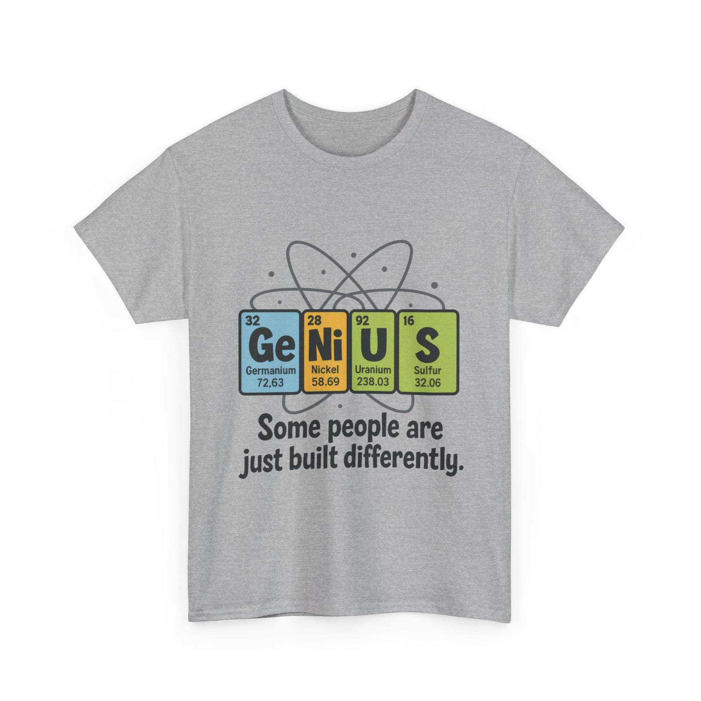Funny Womens Genius T-Shirt, Periodic Table Nerd Shirt, Science Humor Tee, Gift for Nerds, Science Lovers Gift, Genius Science Tee