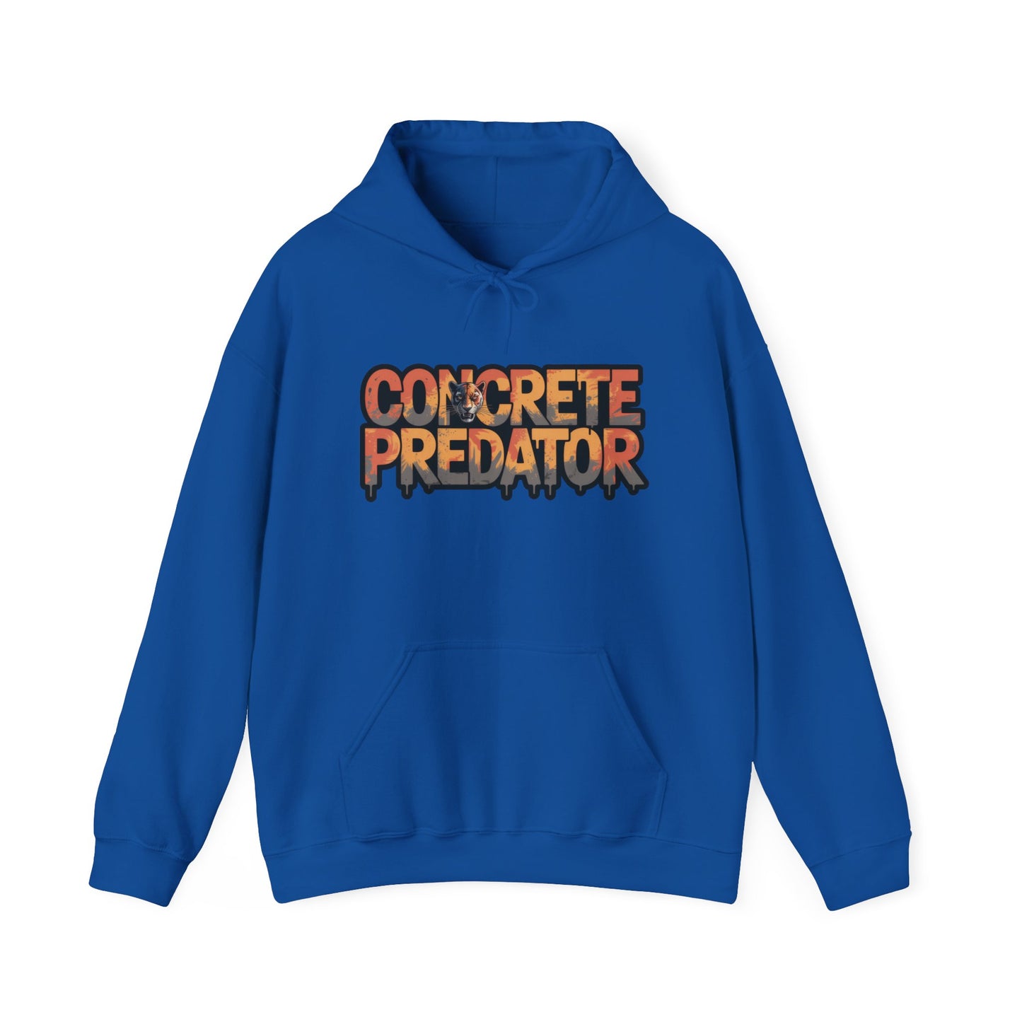 Mens Heavy Blend™ Hooded Sweatshirt, Concrete Predator Panther Hoodie Mens Urban Streetwear