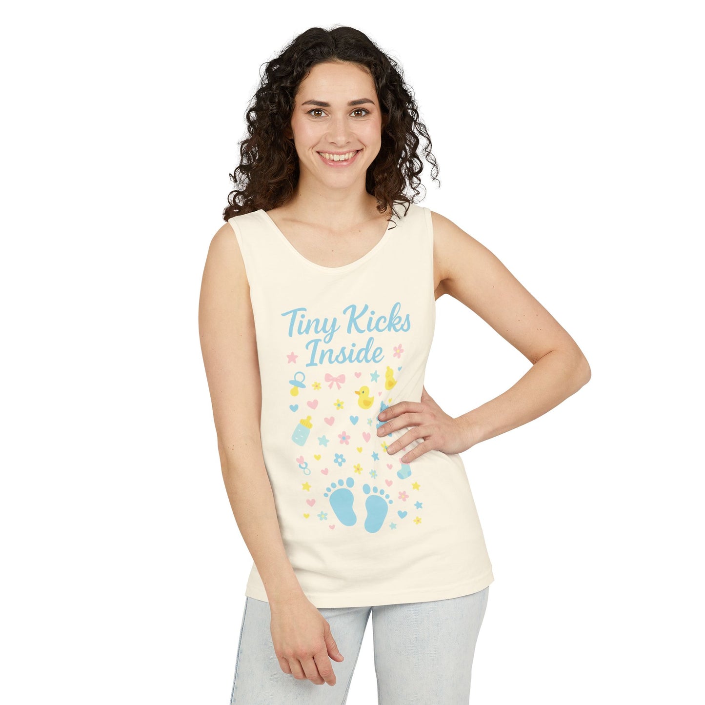 Maternity Tank Top Pregnancy Announcement Shirt, Cute Mom To Be Gift, Expecting Baby Gift, Pregnancy Reveal Top, Baby Shower Shirt