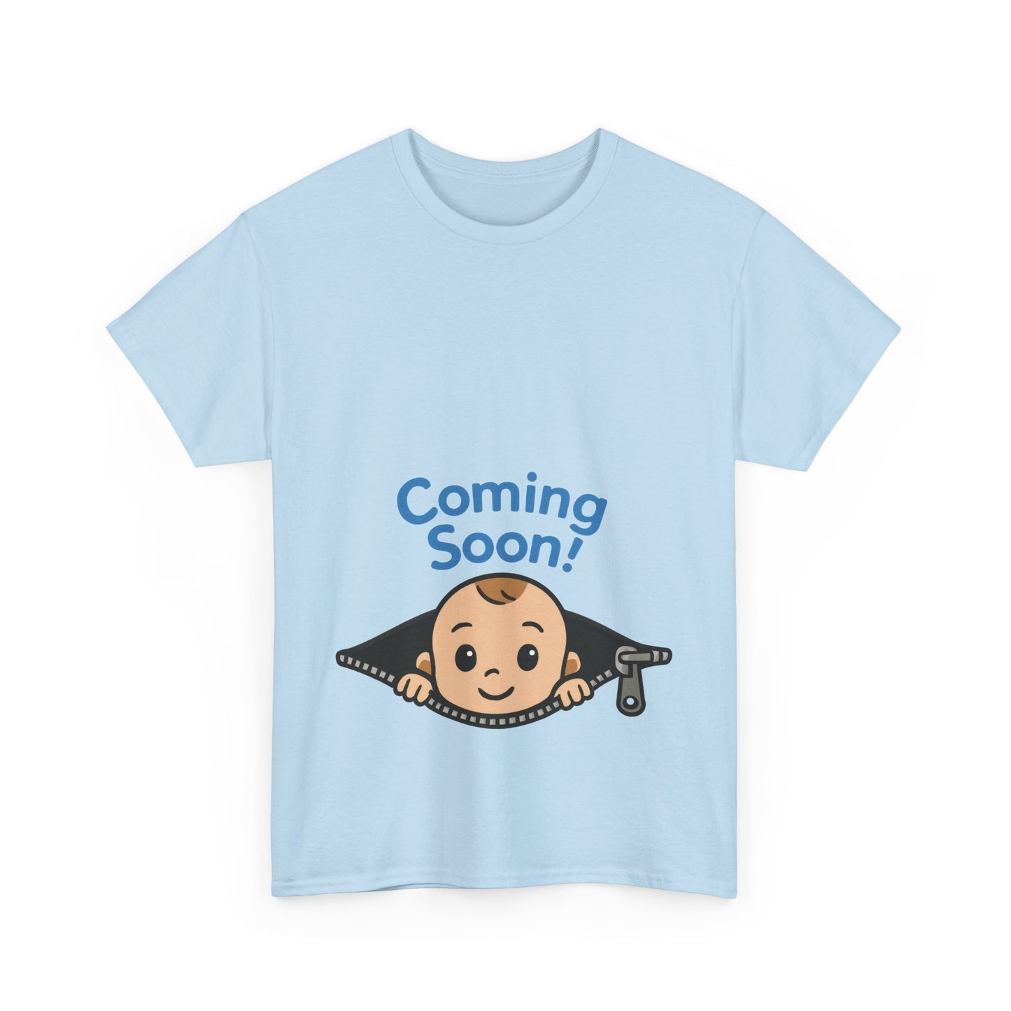 Coming Soon Maternity Tee, Cute Baby Boy Pregnancy Announcement Tee, Funny Expecting Mom Gift, Gender Reveal Tee, Baby Shower Top
