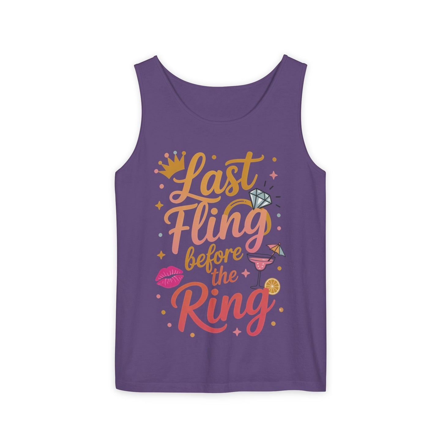 Last Fling Before the Ring T-Shirt, Bachelorette Party Tee, Bridesmaid Wedding Tee, Hen Party Shirts, Bridal Shower, Bridesmaids Gift