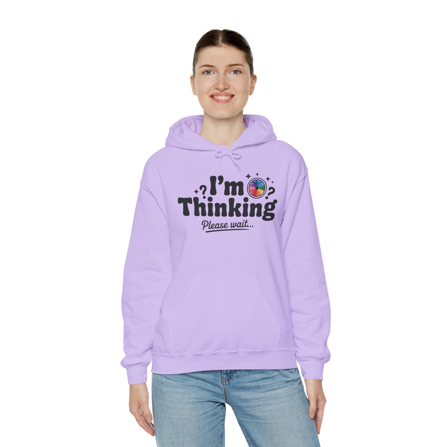 Playful Thinking Womens Hooded Sweatshirt, Womens Hoodie, Brainstorming Buddy, Thoughtful Gift, Cute Geeky Gift for Introverts, Programmers