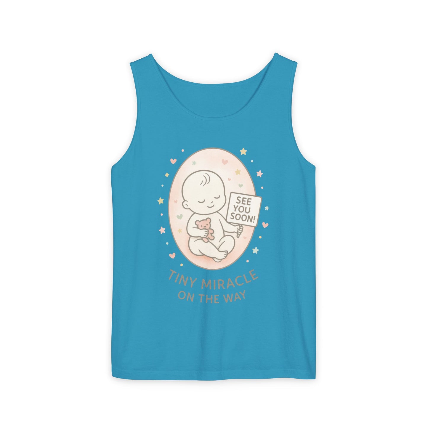 Coming Soon Maternity Tank Top, Cute Baby Pregnancy Announcement Shirt, Expecting Mom Gift, Gender Reveal Tee, Baby Shower Gift