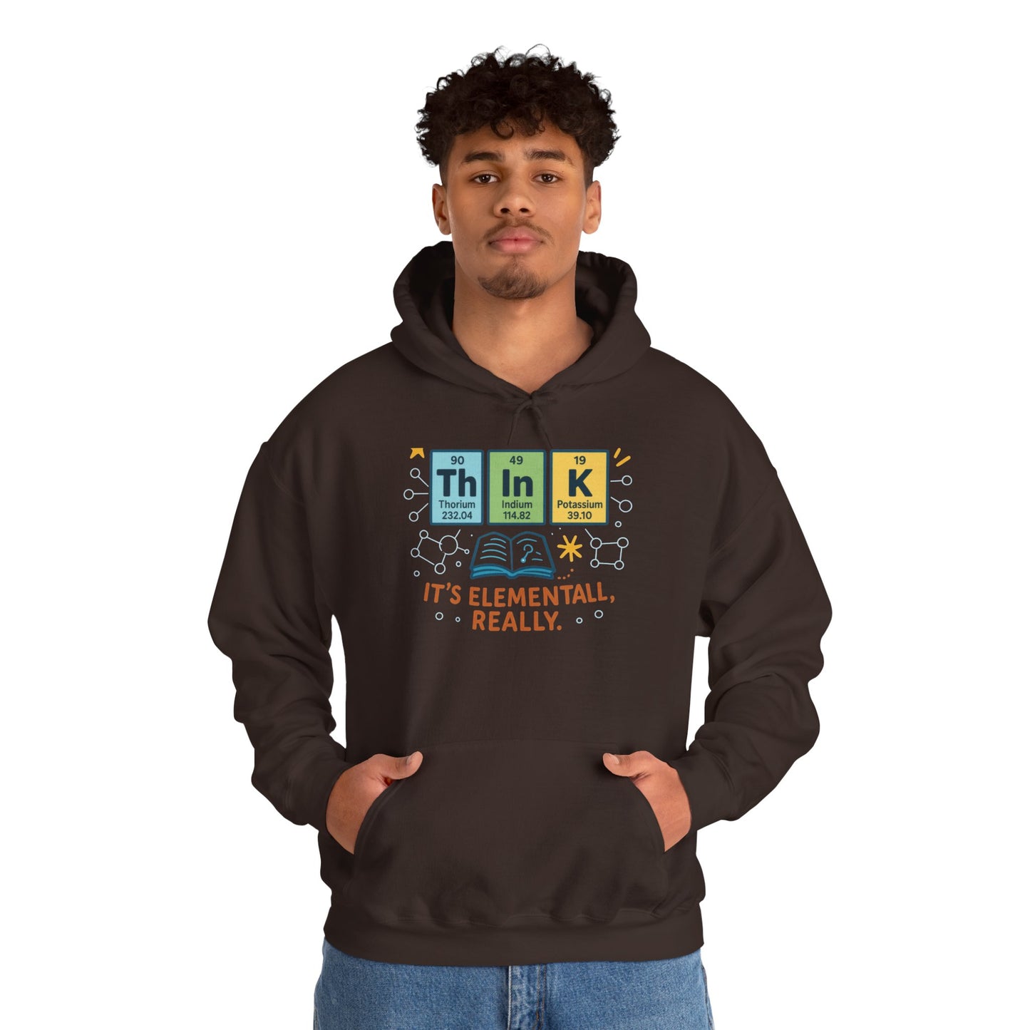 Science Hoodie for Men, Funny Nerd Hoodie, Element of Humor Sweatshirt, Science Lover Gift for Him, Chemistry Lover Gift