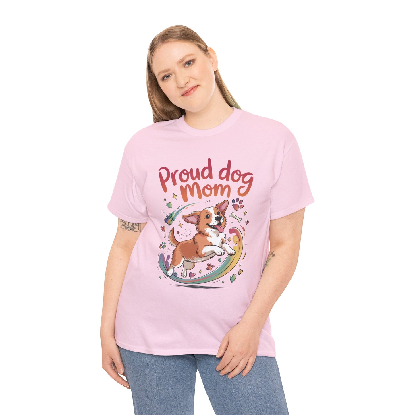 Proud Dog Mom Tee, Cute Pet Lover Shirt, Animal Lover Gift, Dog Mom T-Shirt, Funny Dog Apparel, Gift for Pet Owners, T-Shirt for Pet Moms