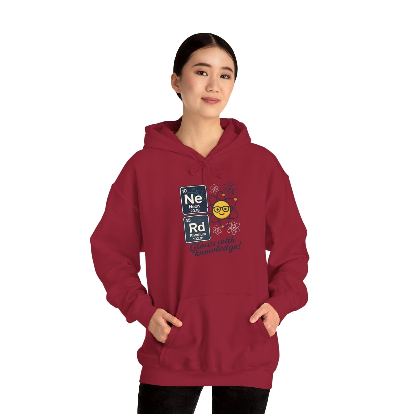 Nerd Hoodie for Women, Science Sweatshirt, Periodic Table Hoodie, STEM Gift for Her, Geek Gift, Science Lover Gift, College Student Clothing
