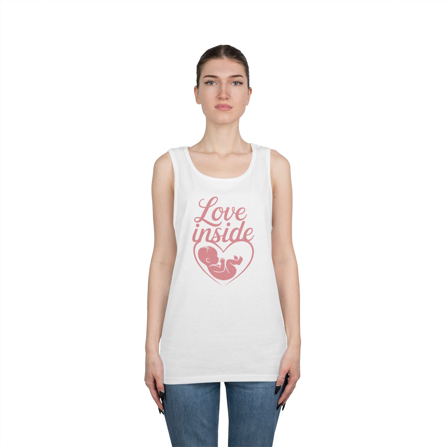 Maternity Tank Top, Pregnancy Announcement Tee, Baby Inside Mom To Be Gift, Expecting Mother Tee, Pregnancy Reveal Top, Baby Shower Top