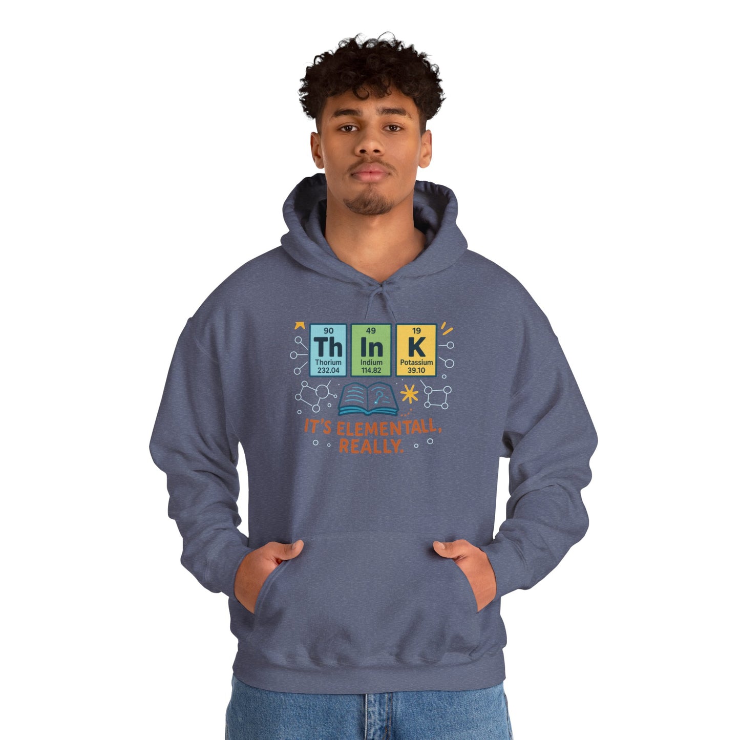 Science Hoodie for Men, Funny Nerd Hoodie, Element of Humor Sweatshirt, Science Lover Gift for Him, Chemistry Lover Gift