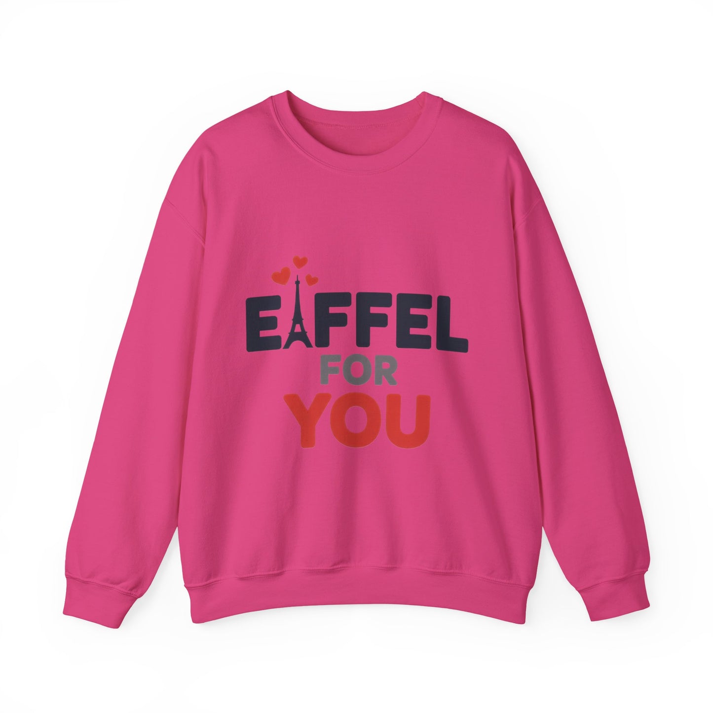 Womens Heavy Blend™ Crewneck Sweatshirt, Eiffel For You Romantic Paris Womens Sweatshirt