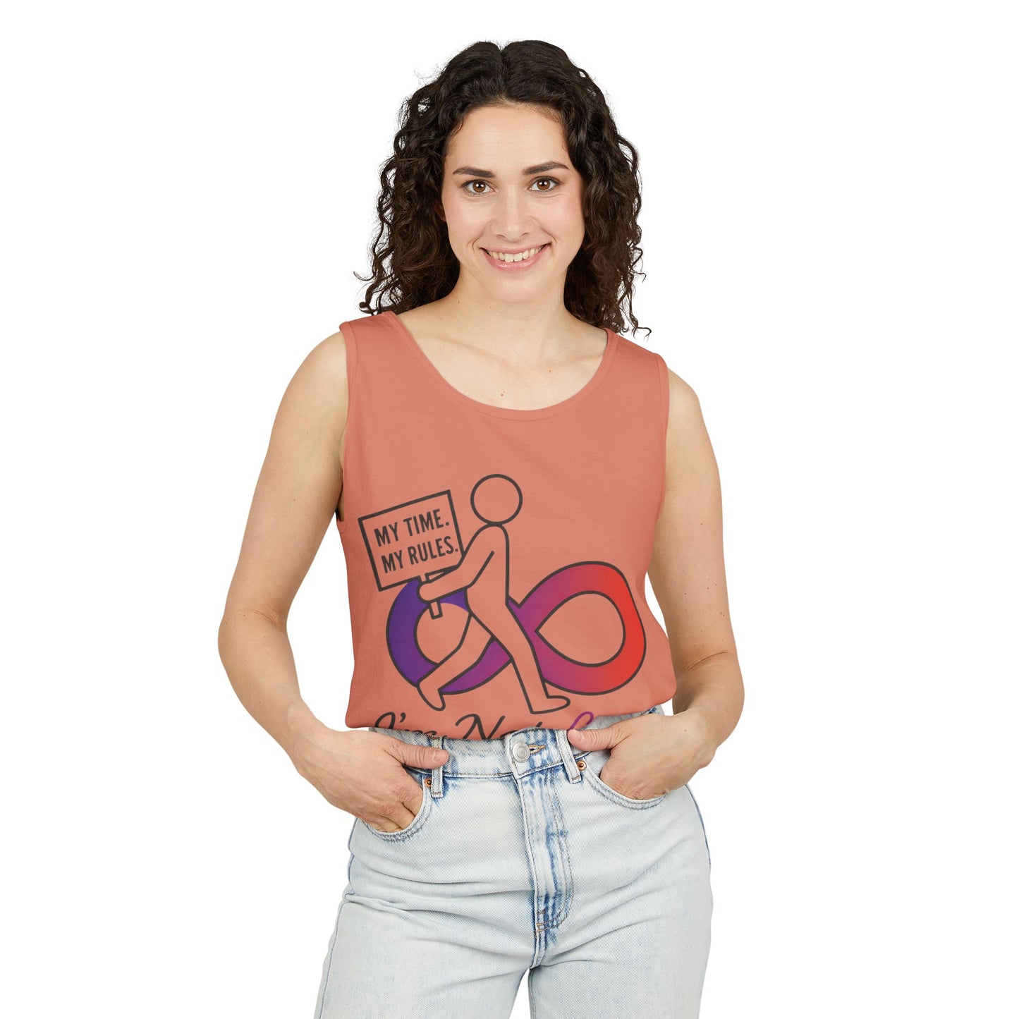 My Time My Rules Womens Tank Top, Funny T-Shirt, Casual Wear, women empowerment tee, confident woman shirt, self love t shirt