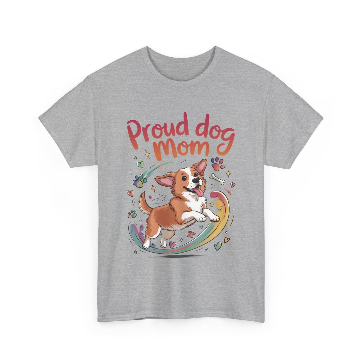 Proud Dog Mom Tee, Cute Pet Lover Shirt, Animal Lover Gift, Dog Mom T-Shirt, Funny Dog Apparel, Gift for Pet Owners, T-Shirt for Pet Moms