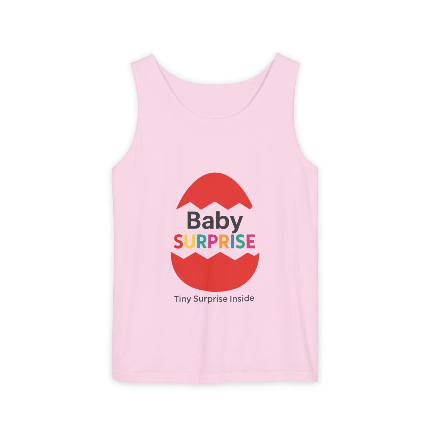 Baby Surprise Maternity Tank Top, Pregnancy Announcement Tank, Mom To Be Gift, Expecting Baby Reveal Top, Baby Shower Gift,Gender Reveal Tee