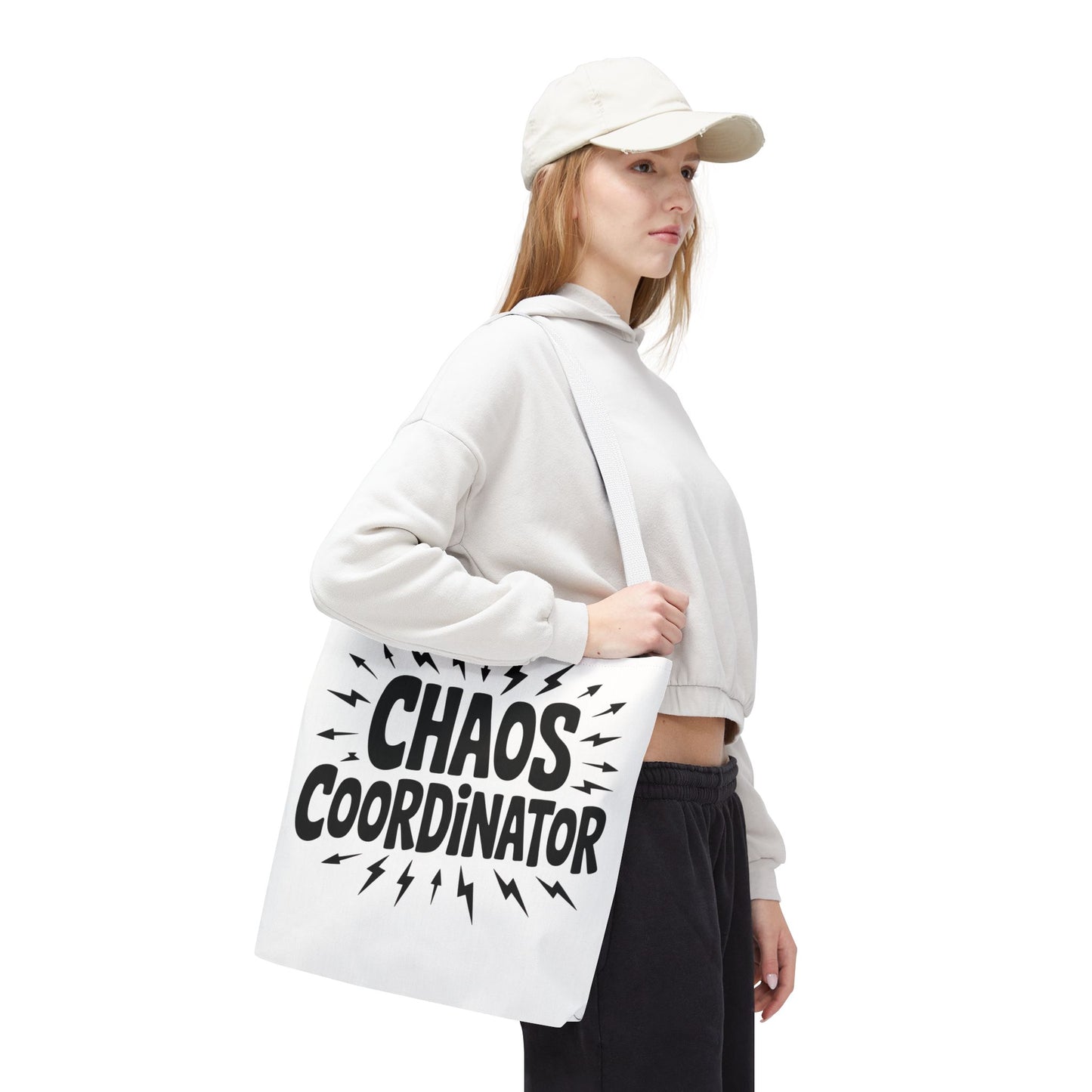 Chaos Coordinator Tote Bag, Fun Carryall for Busy Moms, Students, or Event Planners, Perfect Gift, Beach Weekender Bag, Large Tote Bag