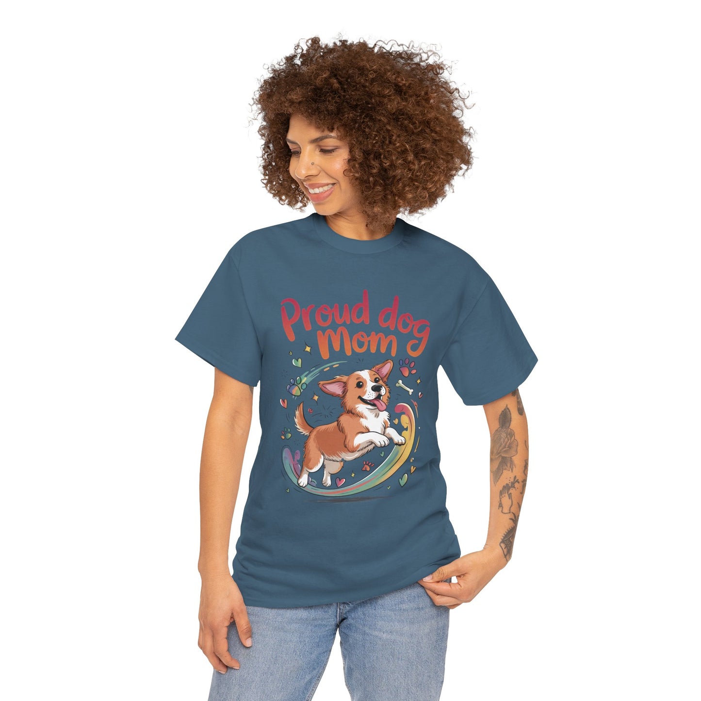 Proud Dog Mom Tee, Cute Pet Lover Shirt, Animal Lover Gift, Dog Mom T-Shirt, Funny Dog Apparel, Gift for Pet Owners, T-Shirt for Pet Moms