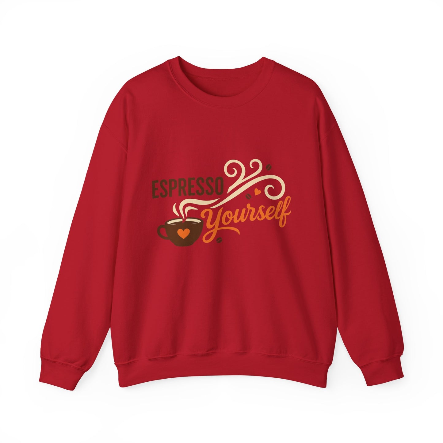 Espresso Yourself Womens Sweatshirt, Coffee Lover Pullover, Funny Barista Gift
