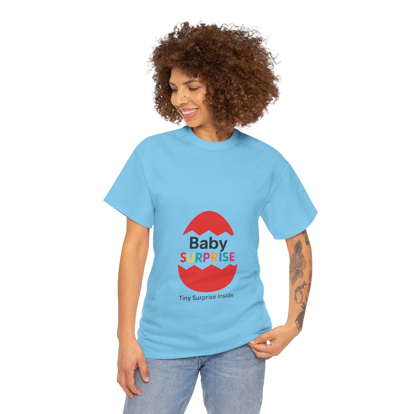 Baby Surprise Maternity T-Shirt, Pregnancy Announcement Shirt, Mom To Be Gift, Expecting Baby Reveal Tee, Baby Shower Gift,Gender Reveal Tee