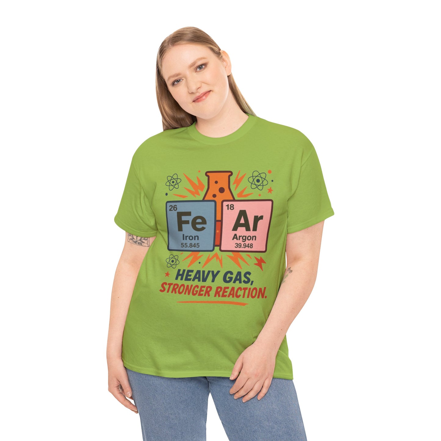 Funny Womens Science T-Shirt, FeAr Element Shirt, Chemistry Tee, Gift for Chemistry Lovers, Elements Table Humorous