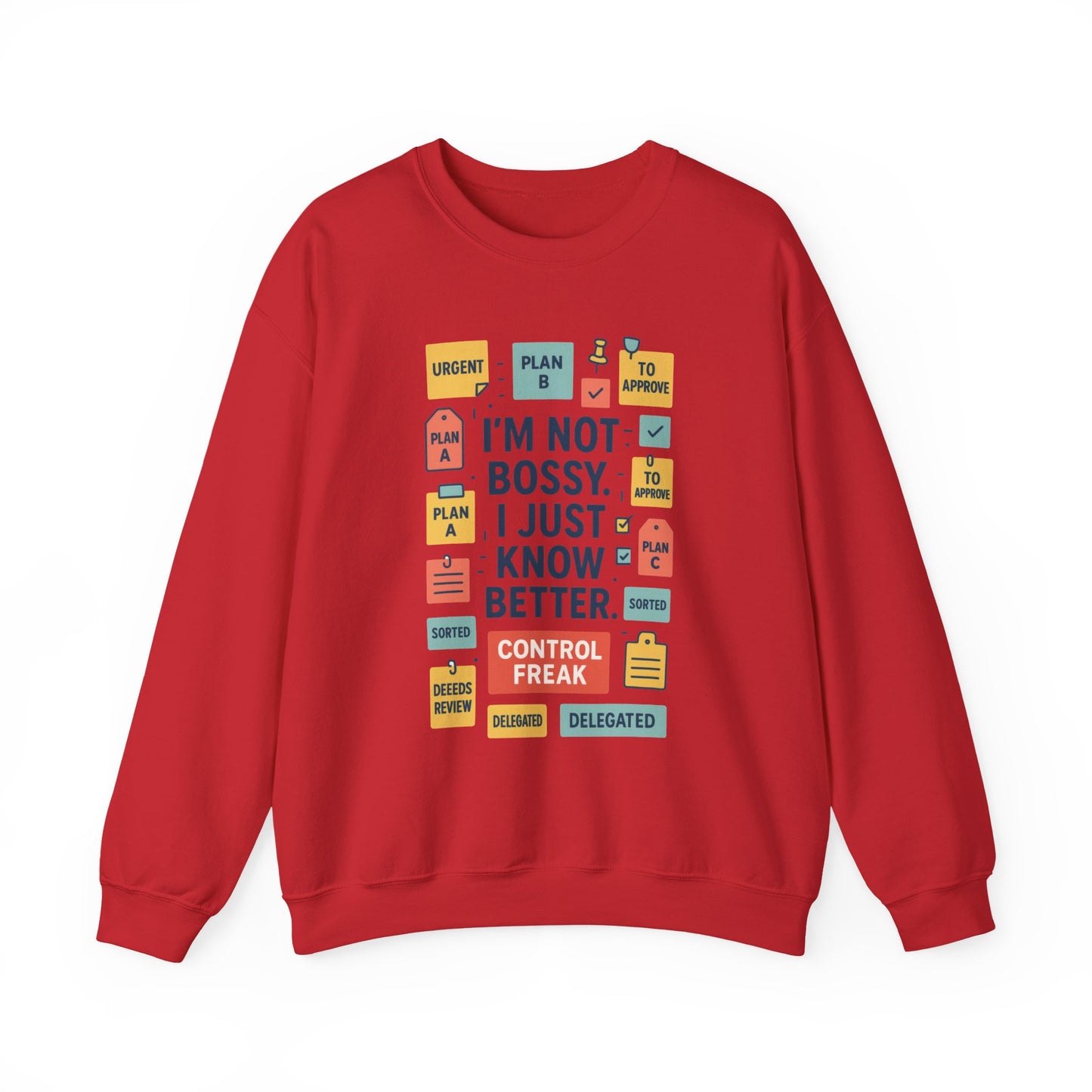 Funny Womens Control Freak Sweatshirt, Bold Sarcastic Quote Pullover, Ideal Gift for Bossy Friends, Funny Womens Sweatshirt
