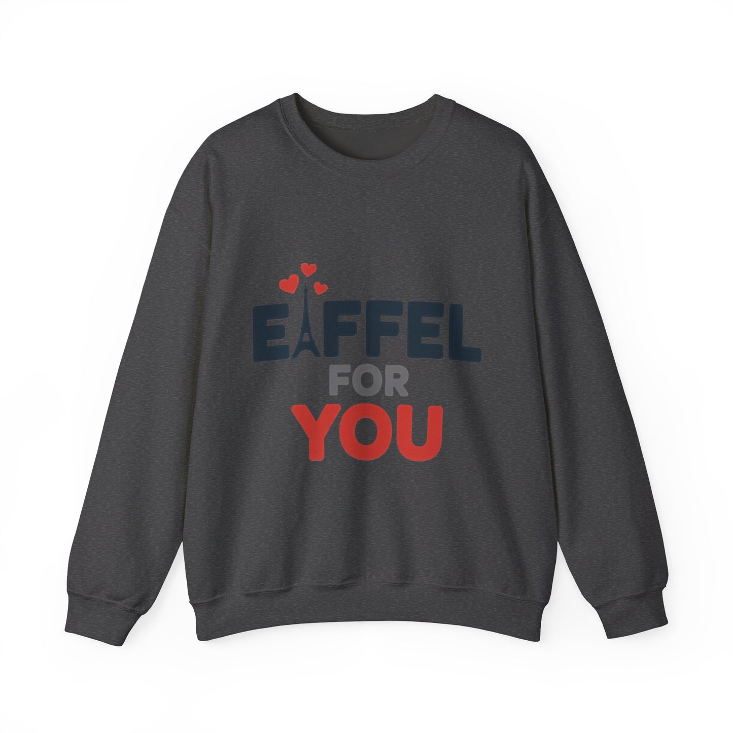 Womens Heavy Blend™ Crewneck Sweatshirt, Eiffel For You Romantic Paris Womens Sweatshirt