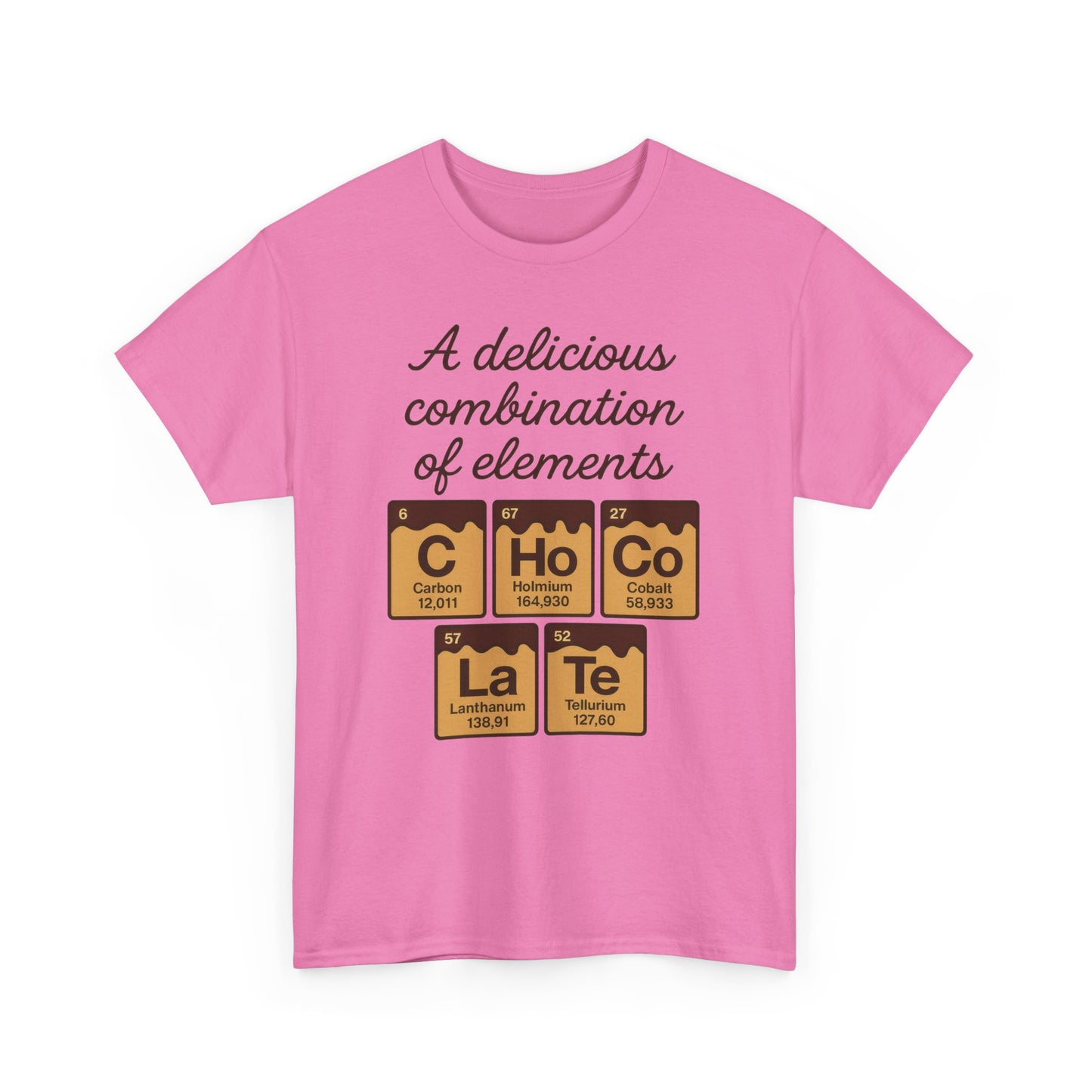 Funny Womens Chocolate T-Shirt, Element Shirt, Sweet Science Gift for Her, Science Humor Shirt, Geeky Gift, Chemistry Inspired Tee
