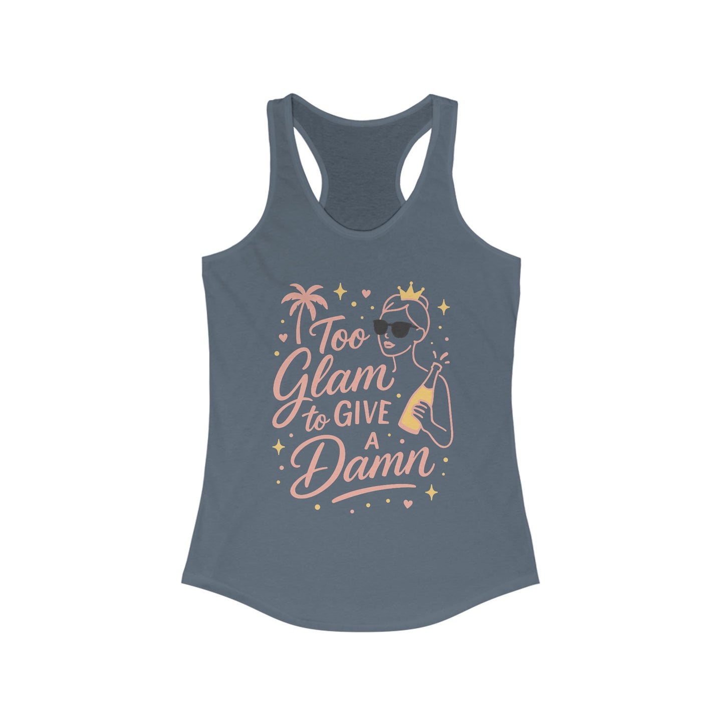 Too Glam to Give a Damn Bridal Party Tank Top, Bachelorette Party Tee, Bridesmaid Wedding Tee, Hen Party Top, Bridal Shower,Bridesmaids Gift
